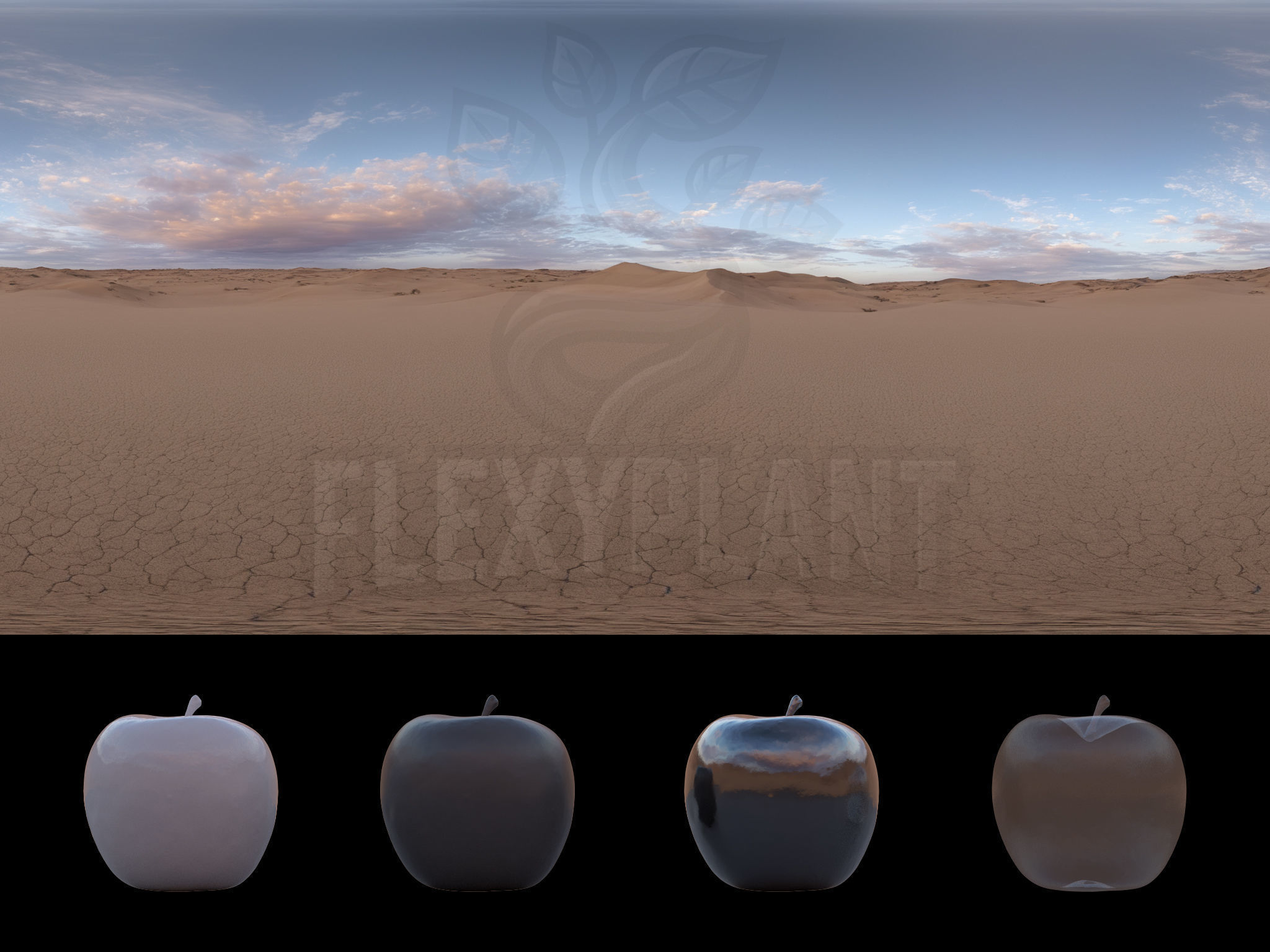 Realistic HDRI 19pcs 12k Desert Low-poly 3D model_17