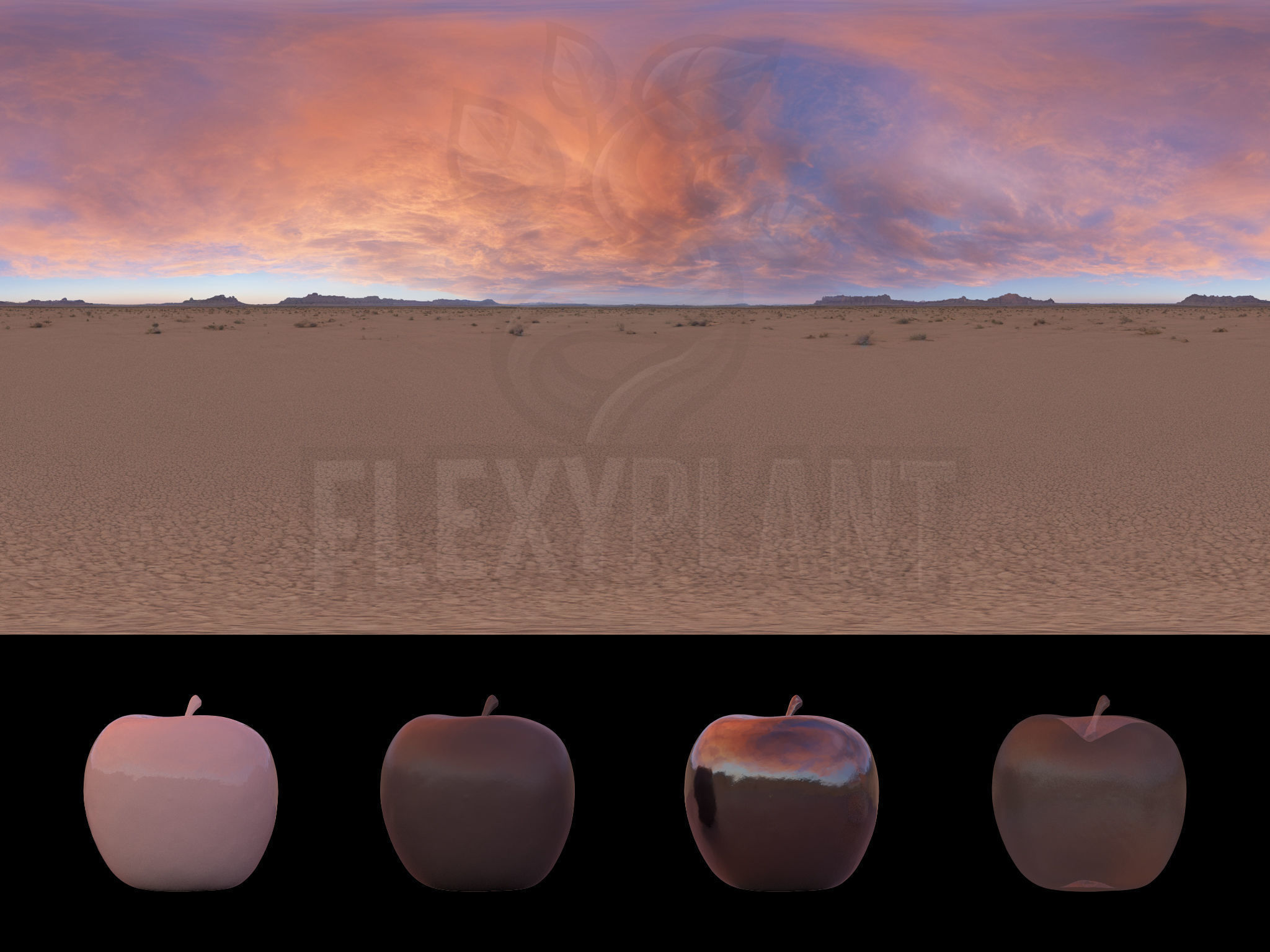 Realistic HDRI 19pcs 12k Desert Low-poly 3D model_5
