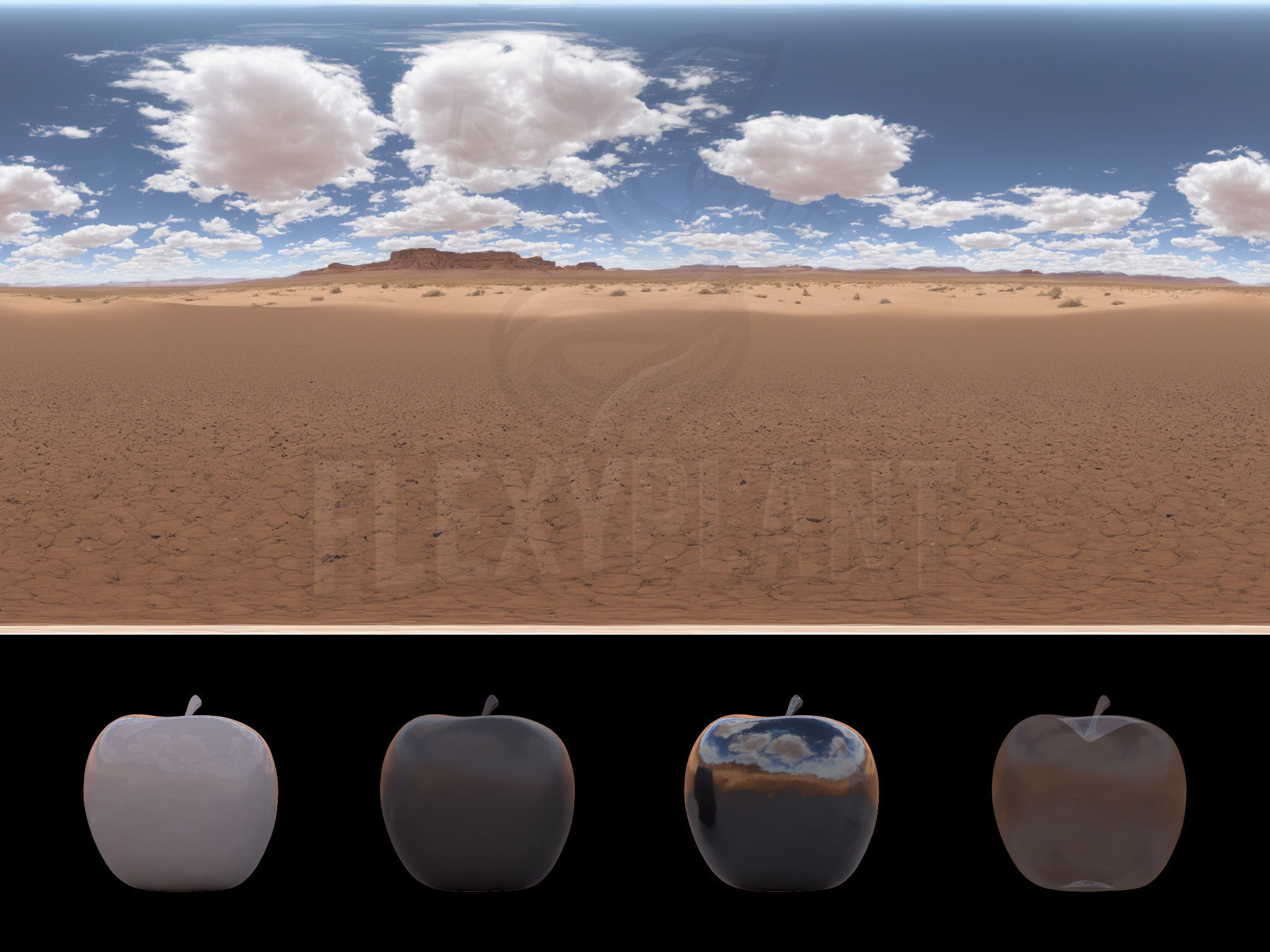 Realistic HDRI 19pcs 12k Desert Low-poly 3D model_10
