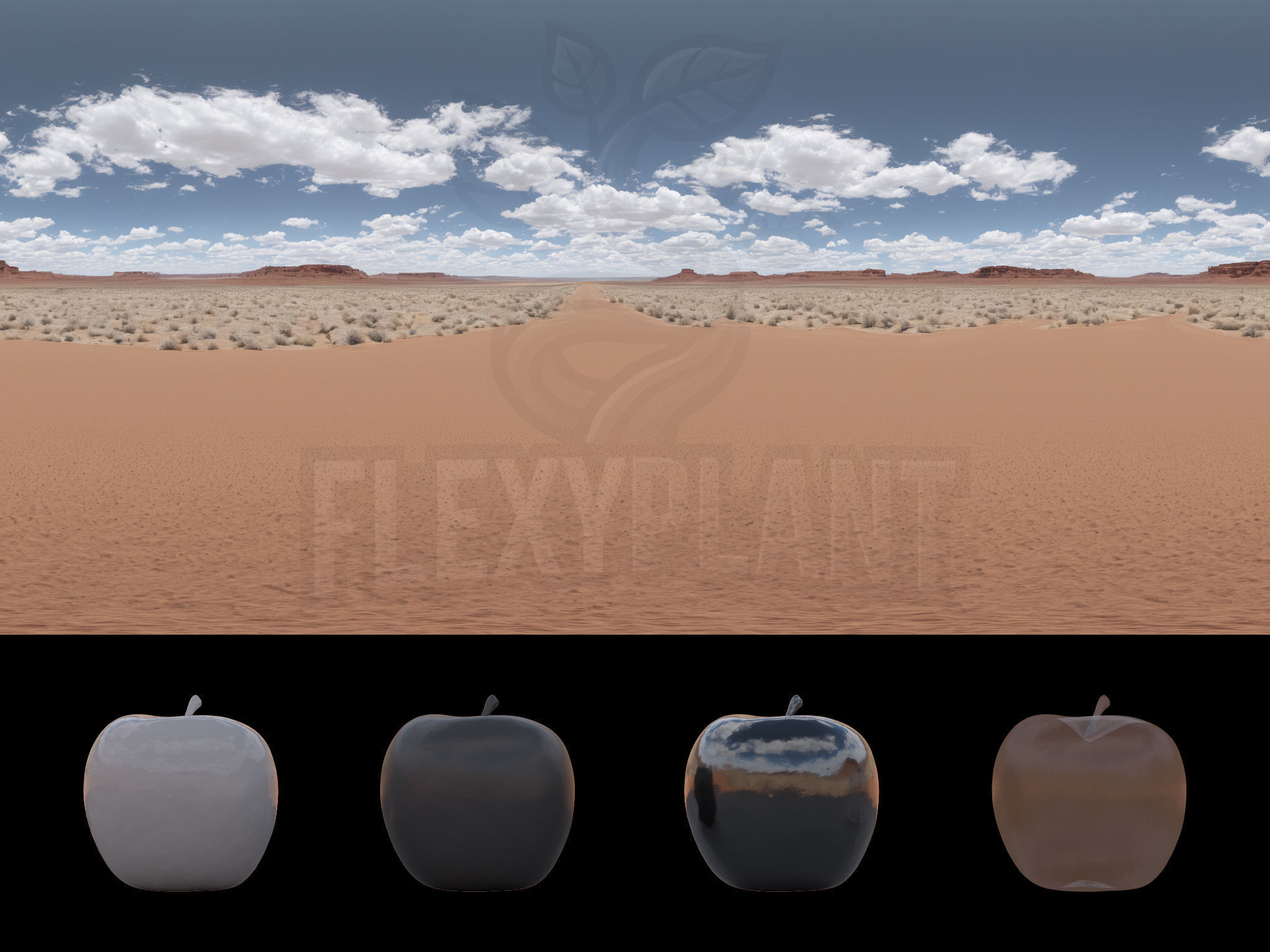 Realistic HDRI 19pcs 12k Desert Low-poly 3D model_12