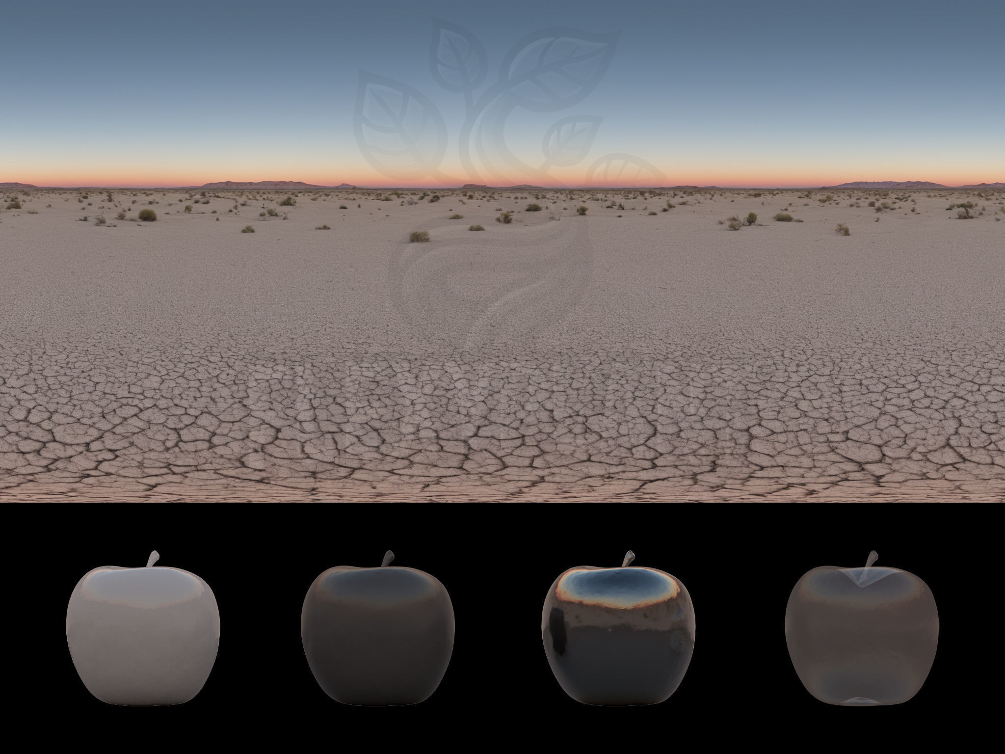 Realistic HDRI 19pcs 12k Desert Low-poly 3D model_15