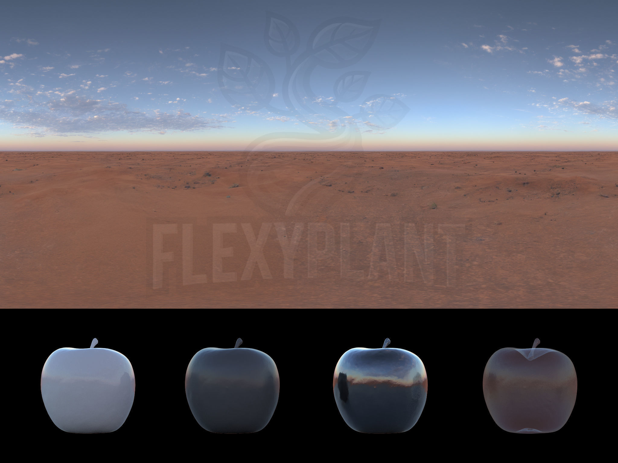 Realistic HDRI 19pcs 12k Desert Low-poly 3D model_16
