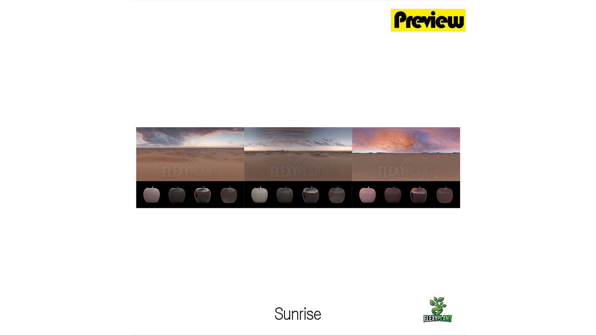 Realistic HDRI 19pcs 12k Desert Low-poly 3D model_1