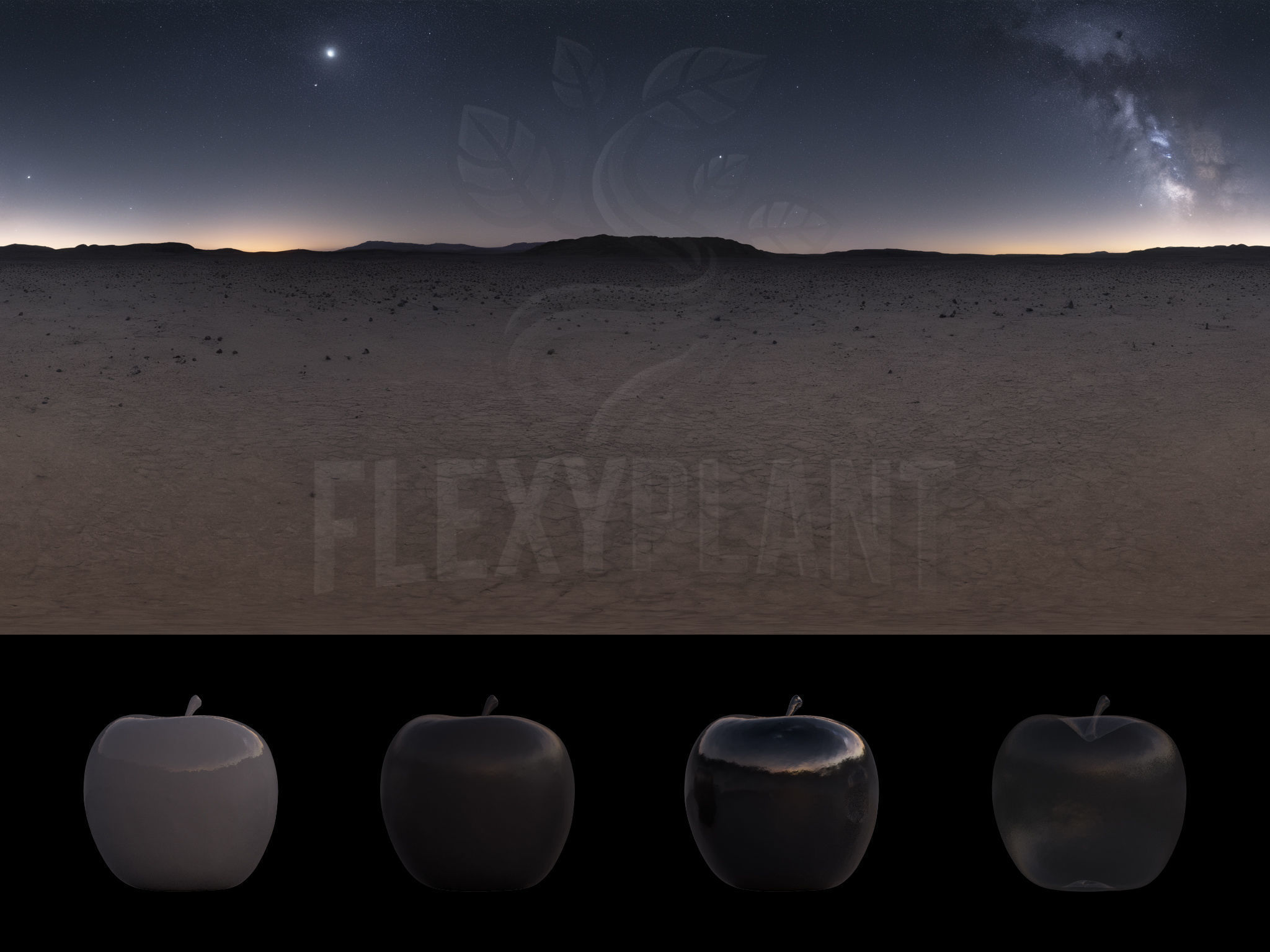 Realistic HDRI 19pcs 12k Desert Low-poly 3D model_23