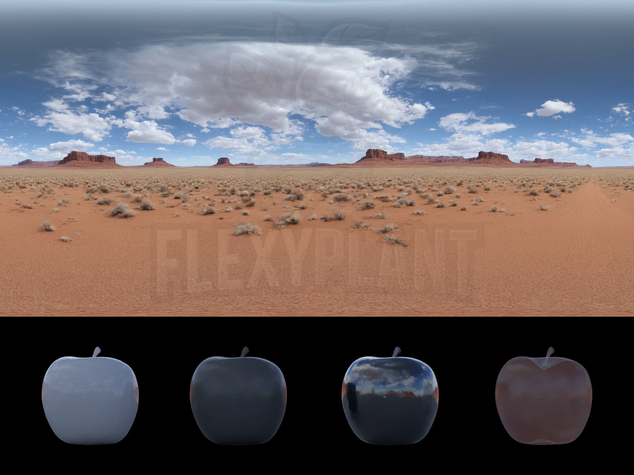 Realistic HDRI 19pcs 12k Desert Low-poly 3D model_9