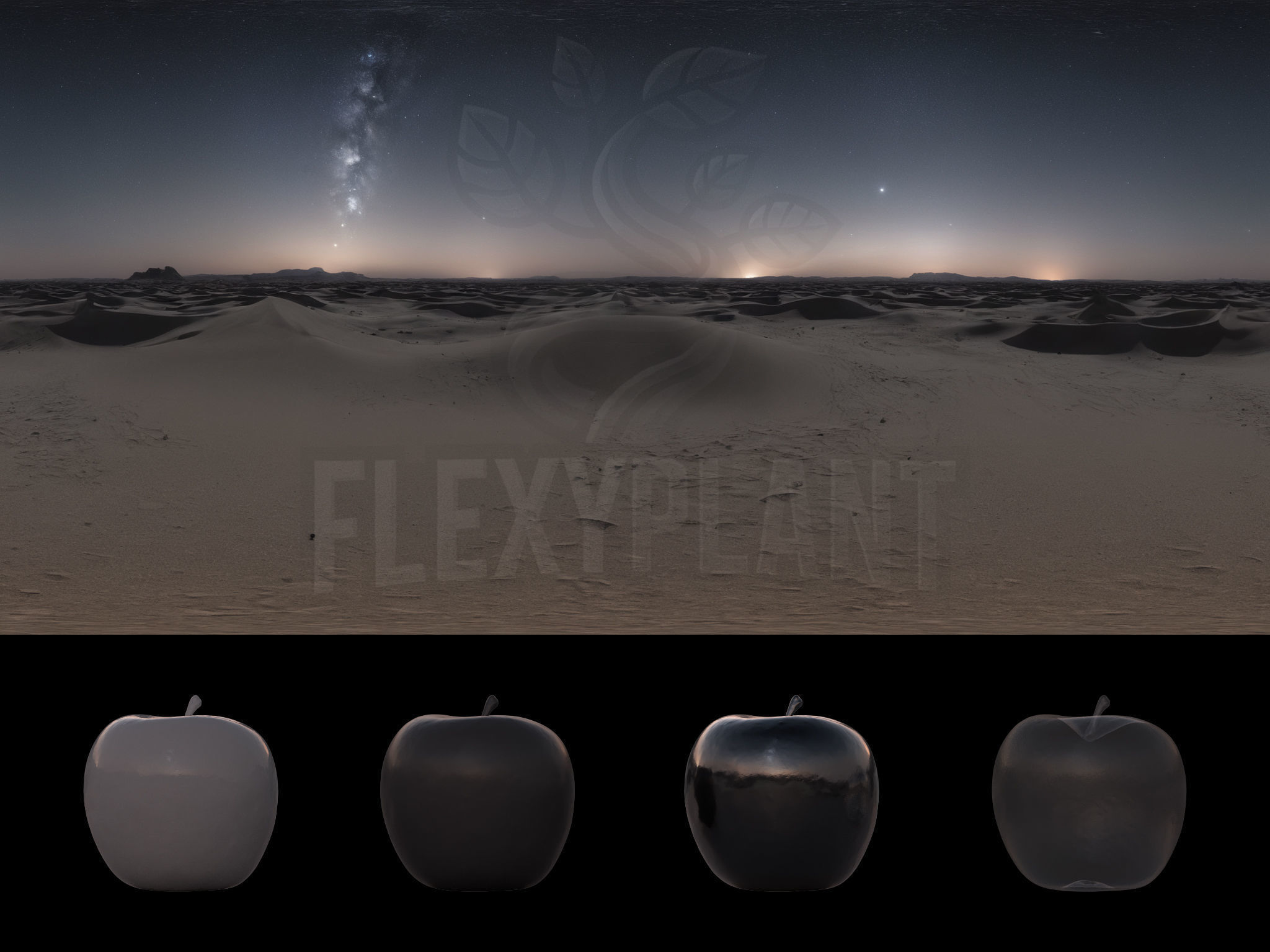 Realistic HDRI 19pcs 12k Desert Low-poly 3D model_20