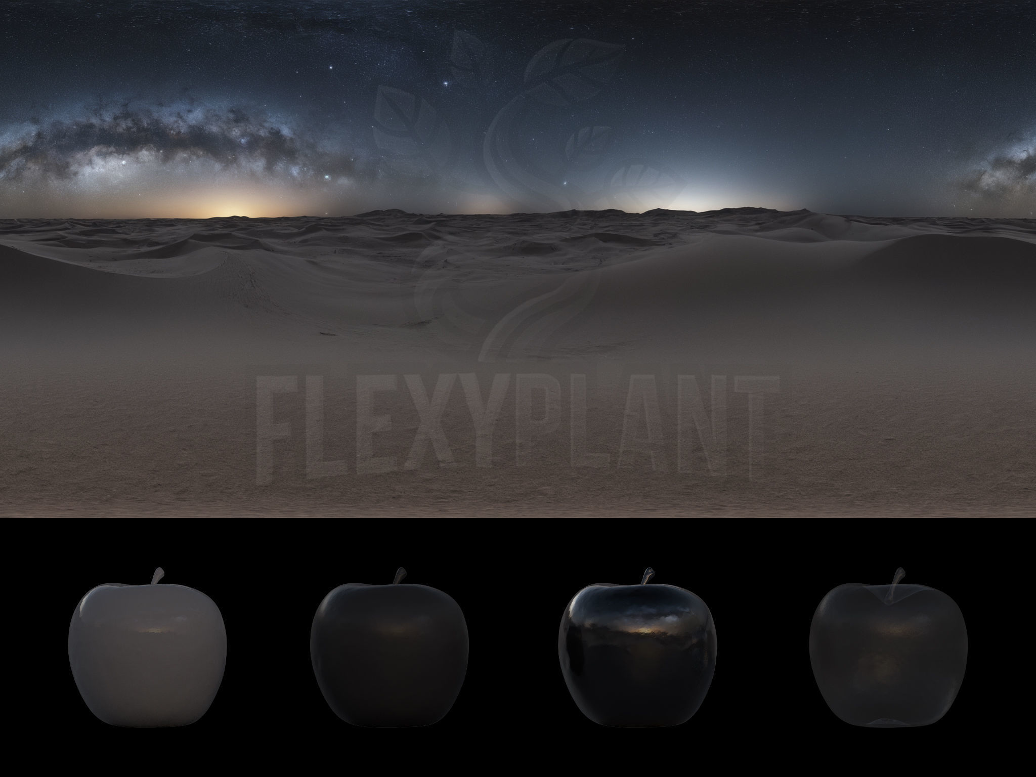 Realistic HDRI 19pcs 12k Desert Low-poly 3D model_22