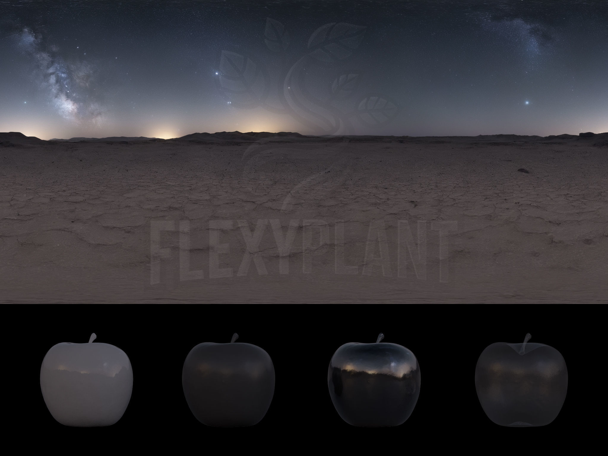 Realistic HDRI 19pcs 12k Desert Low-poly 3D model_21