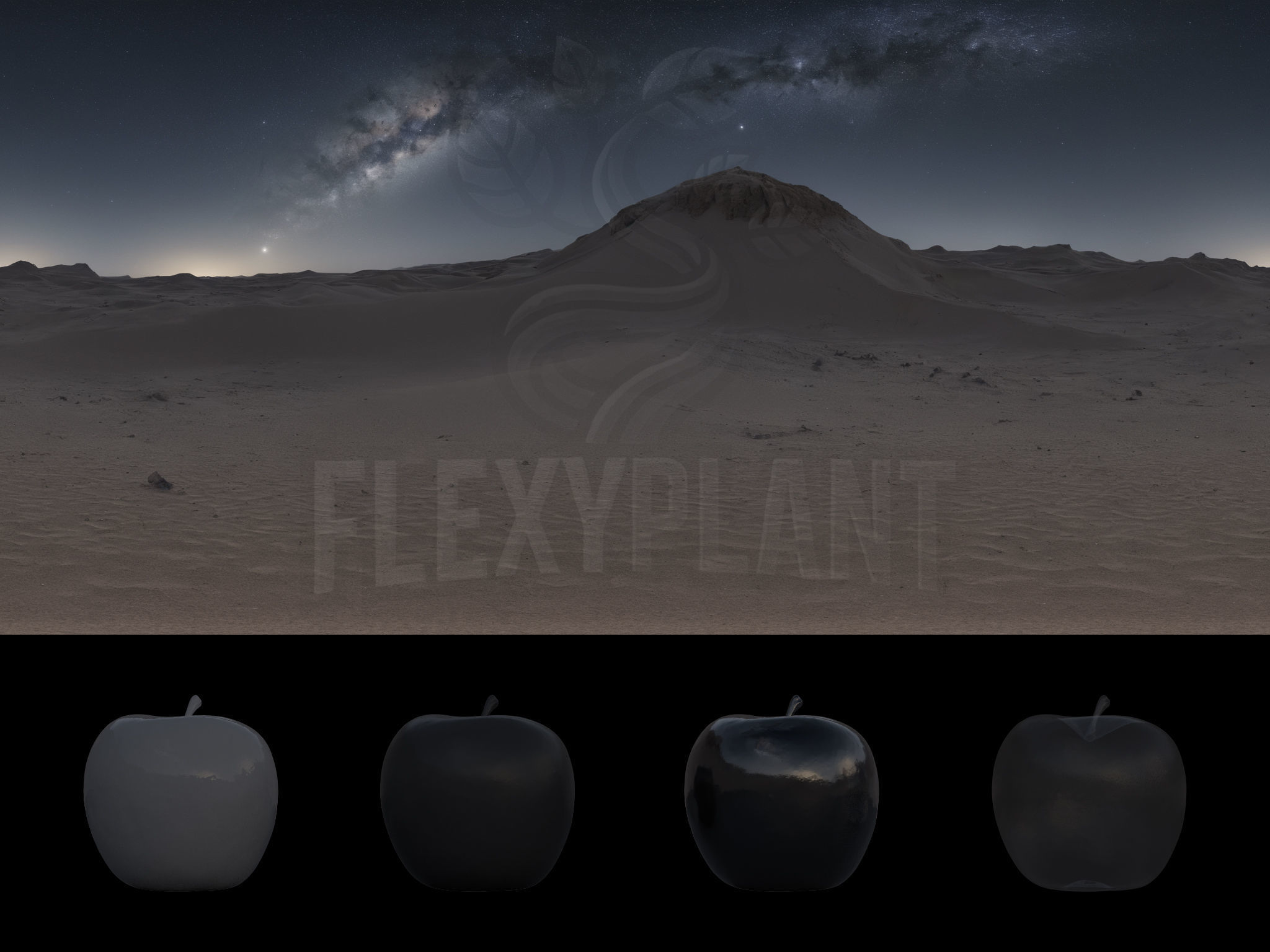 Realistic HDRI 19pcs 12k Desert Low-poly 3D model_18