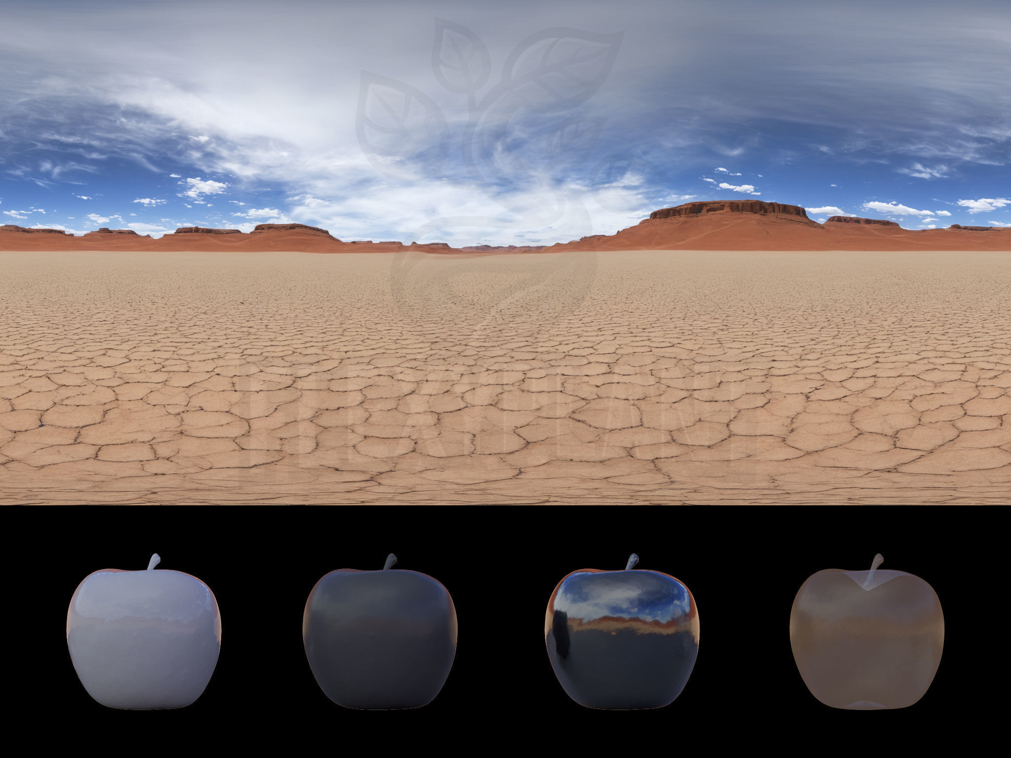 Realistic HDRI 19pcs 12k Desert Low-poly 3D model_11