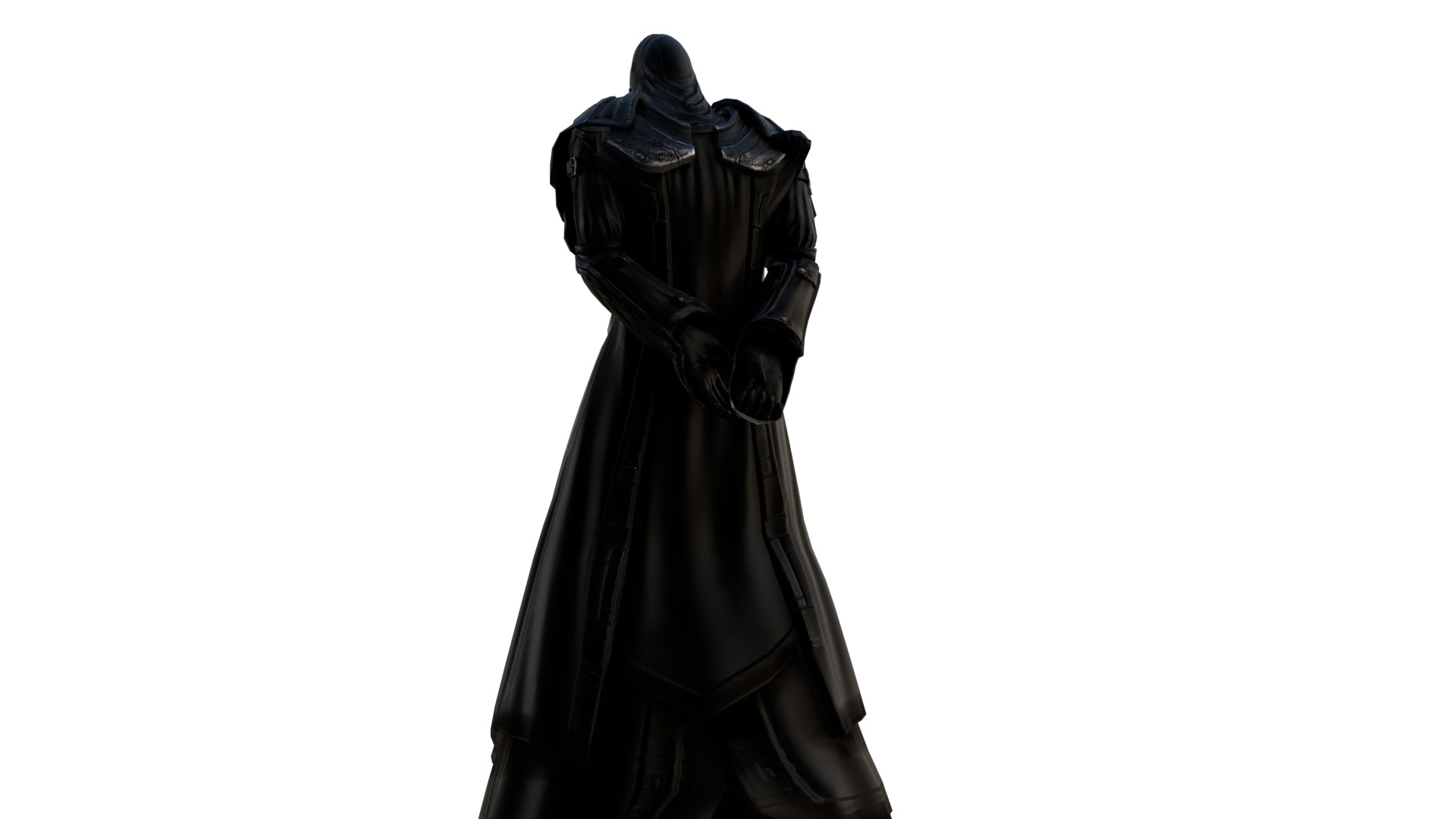 Dark Enforcer Sci-Fi Soldier Rigged and Game Ready 3D Model Low-poly 3D model_13