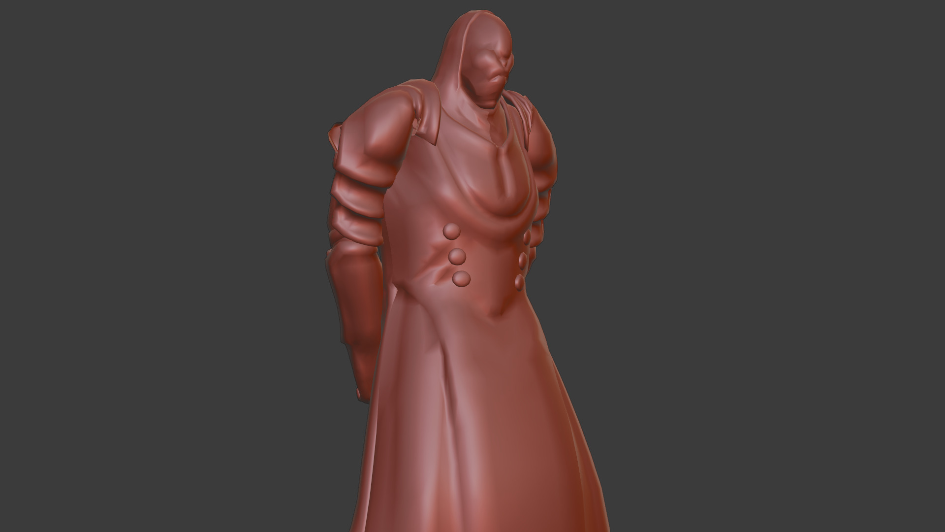 Dark Enforcer Sci-Fi Soldier Rigged and Game Ready 3D Model Low-poly 3D model_19