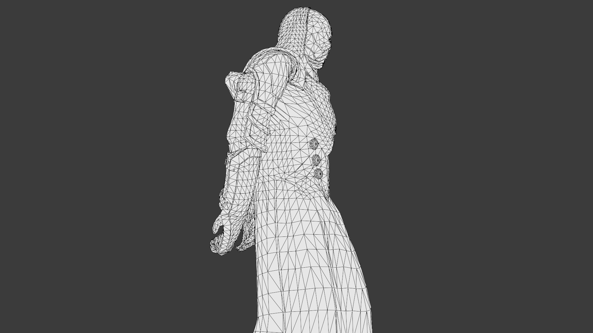 Dark Enforcer Sci-Fi Soldier Rigged and Game Ready 3D Model Low-poly 3D model_30