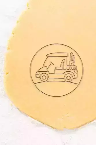 Golf Car Cookie Cutter - Biscuit Cutter