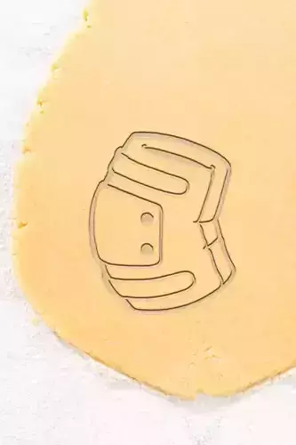 Knee Pad Cookie Cutter - Biscuit Cutter