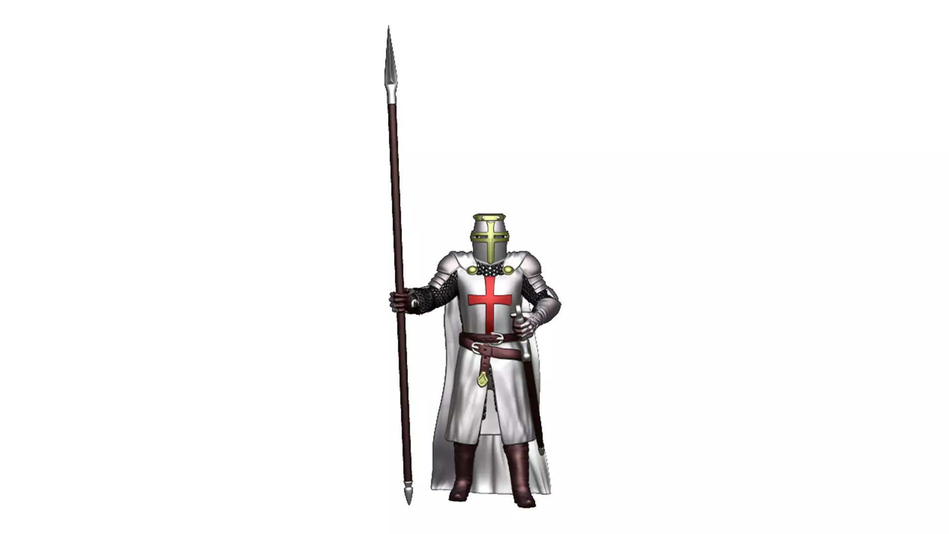 Crusader Infantry 2 3D print model