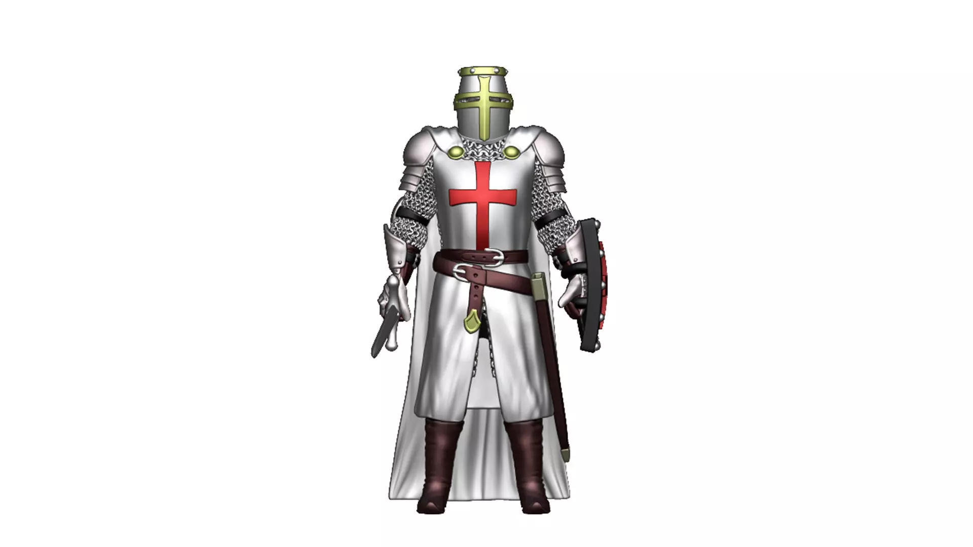 Crusader Infantry 3 3D print model