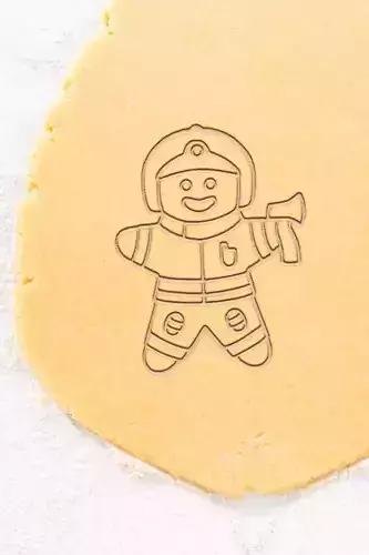 Ginger Fireman Cookie Cutter - Biscuit Cutter