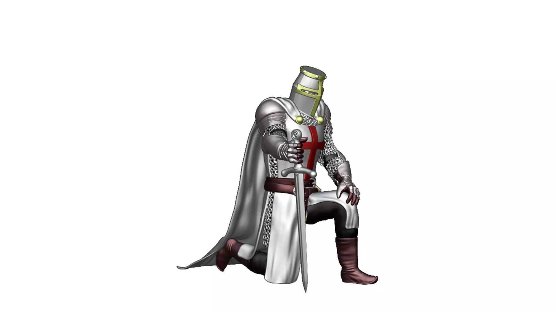 Crusader Infantry 8 3D print model
