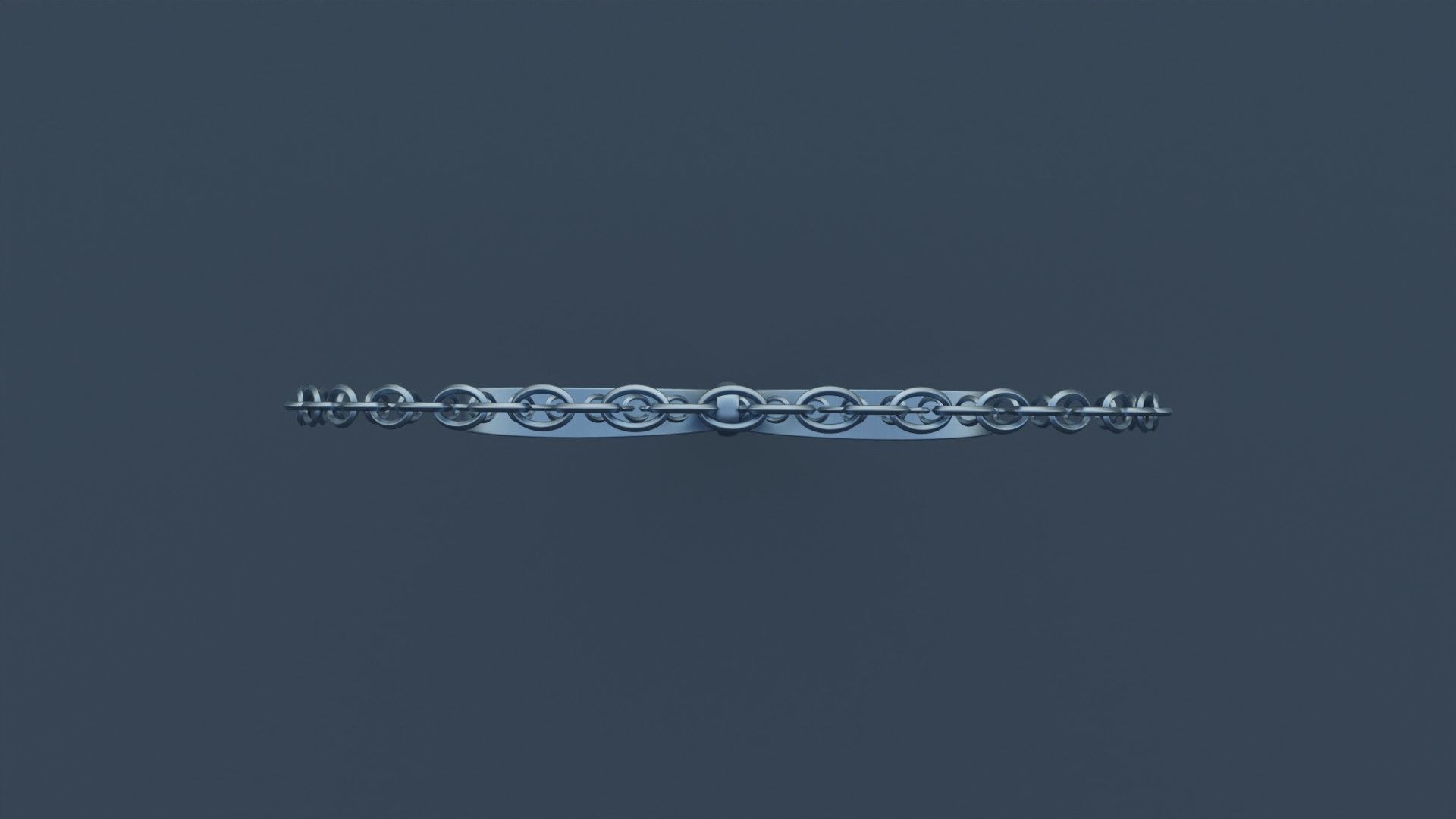 Silver Heart Pendant 3D print model_2