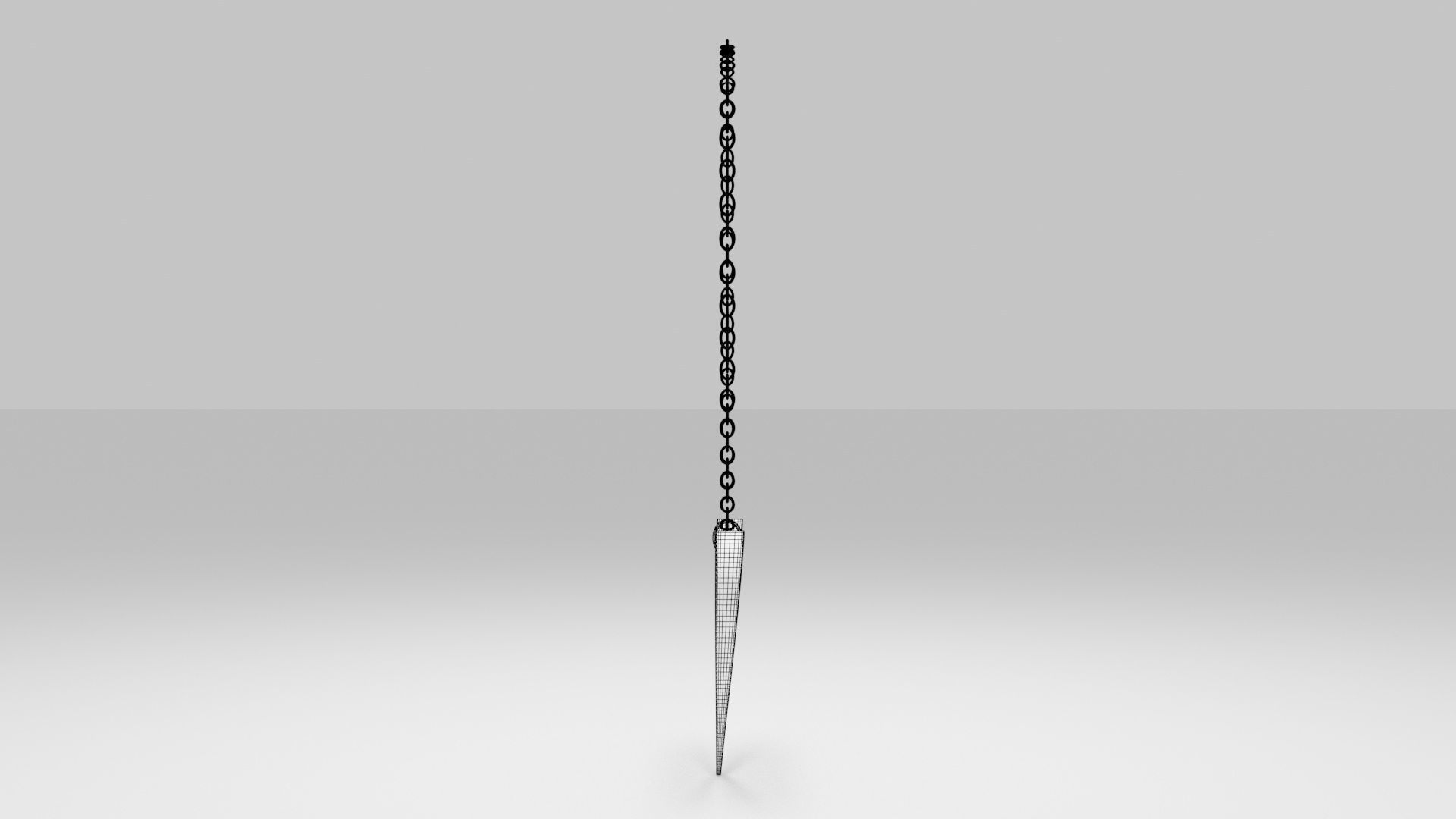 Silver Heart Pendant 3D print model_6