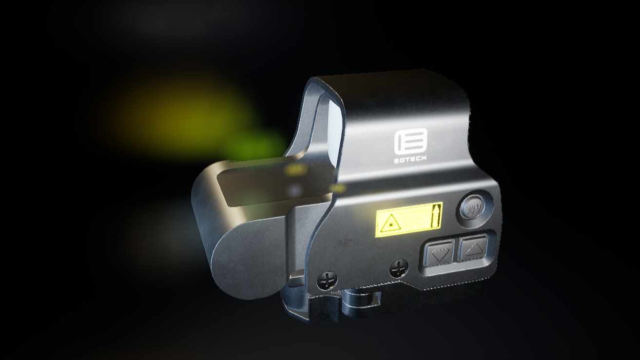 AAA XPS Scope Game Ready PBR Low-poly 3D model_8