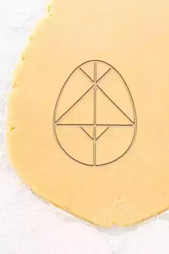 Golden Egg Cookie Cutter - Biscuit Cutter