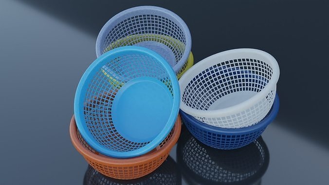 Plastic Basket 3D model