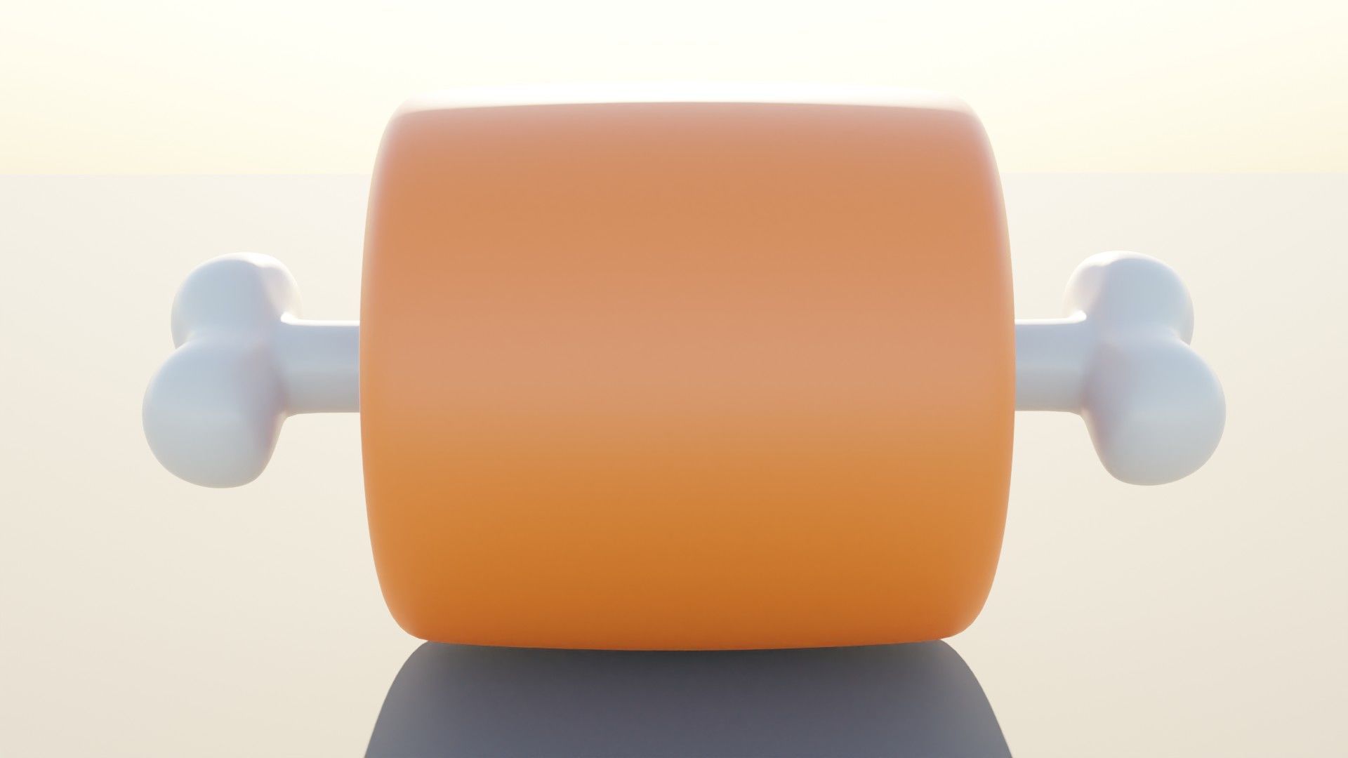 Cartoon Bone Of Meat 3D model_4
