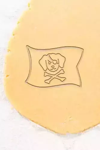 Pirate Dog Cookie Cutter - Biscuit Cutter