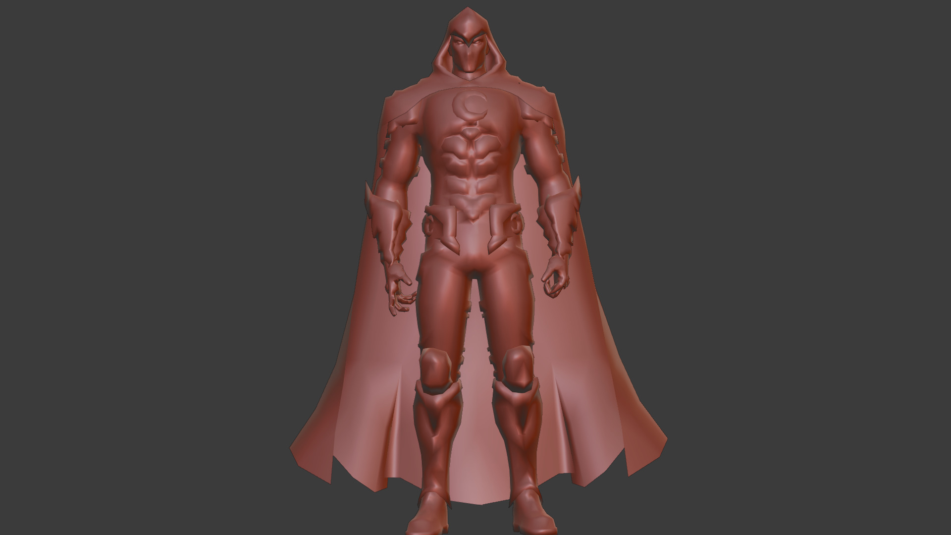 Moon Knight Vigilante 3D Model PBR Textured Game-Ready Low-poly 3D model_23