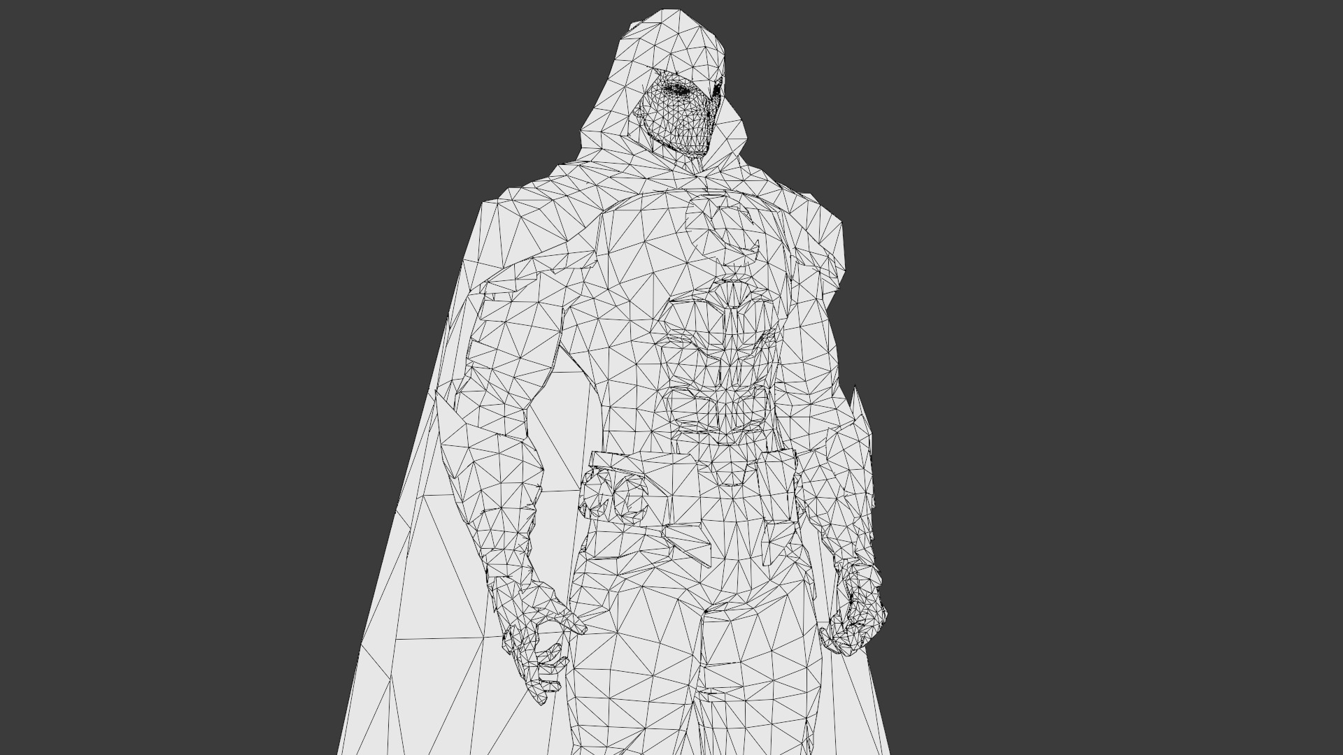 Moon Knight Vigilante 3D Model PBR Textured Game-Ready Low-poly 3D model_35