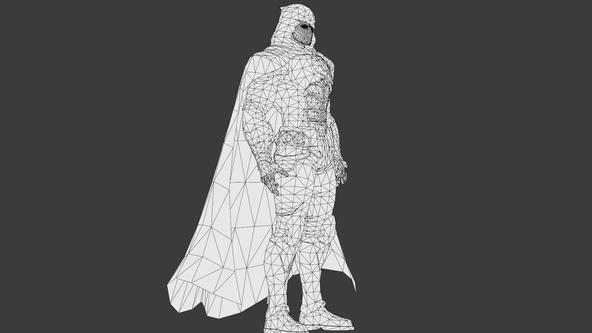 Moon Knight Vigilante 3D Model PBR Textured Game-Ready Low-poly 3D model_32