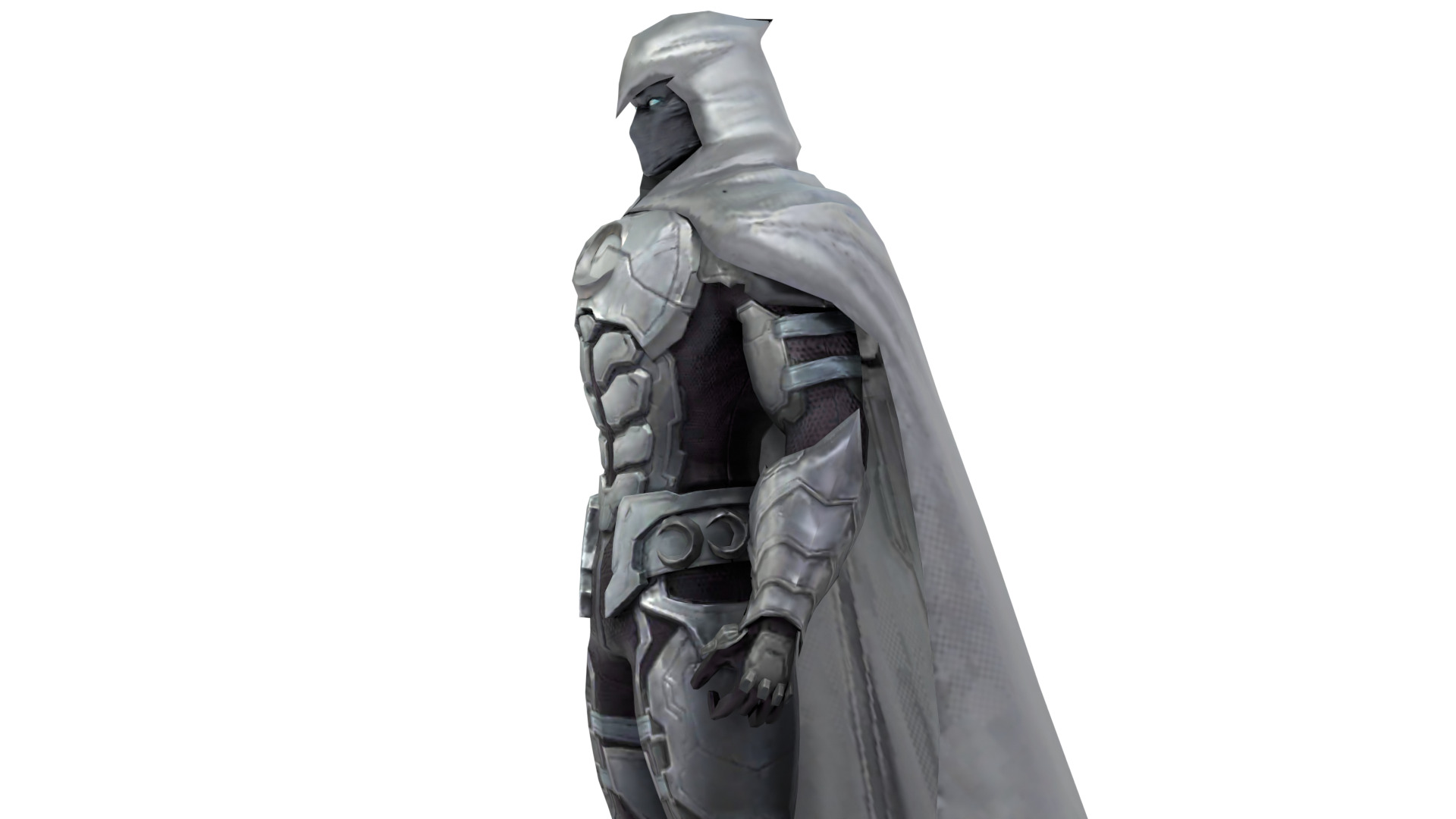 Moon Knight Vigilante 3D Model PBR Textured Game-Ready Low-poly 3D model_4