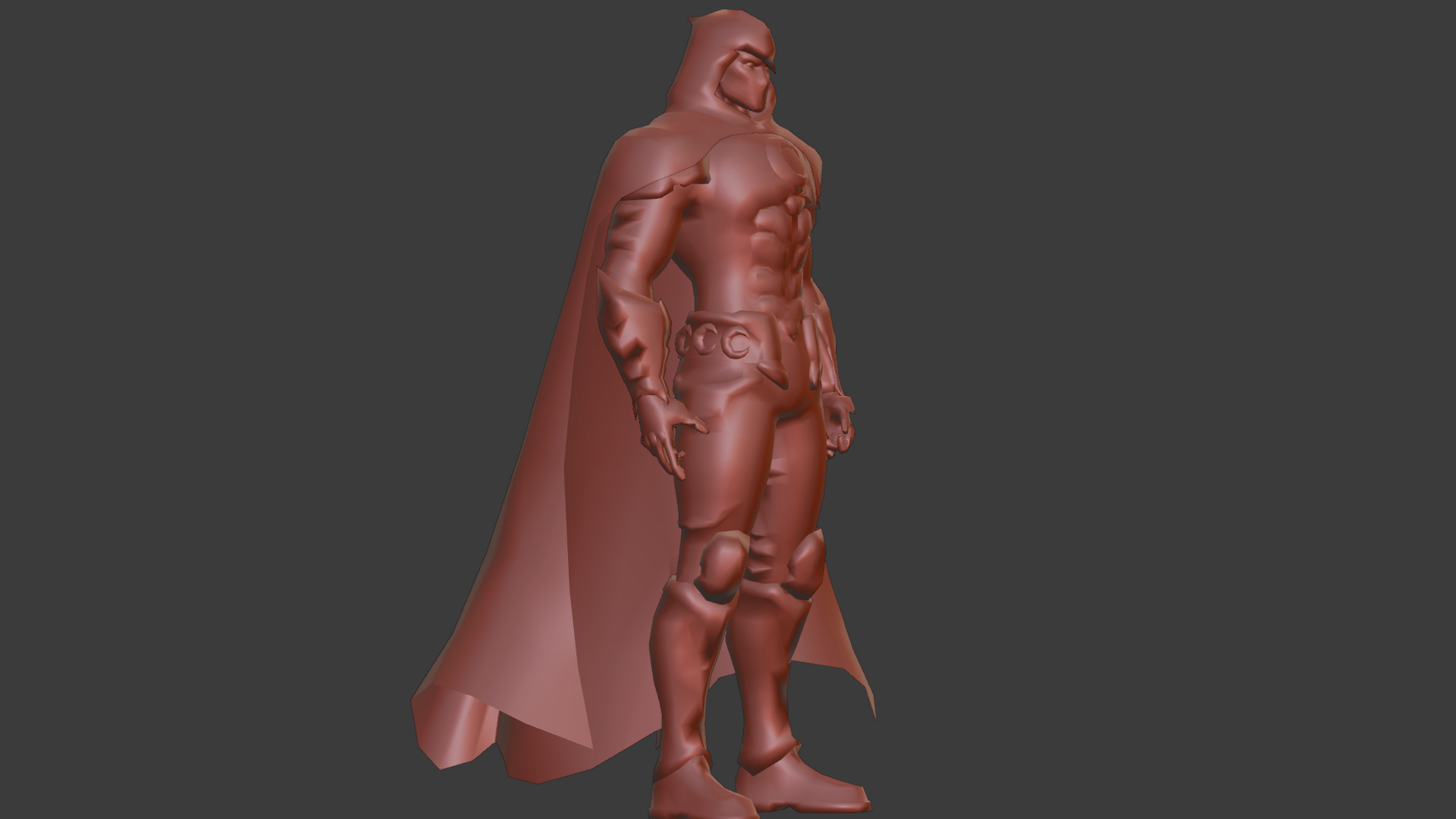 Moon Knight Vigilante 3D Model PBR Textured Game-Ready Low-poly 3D model_22