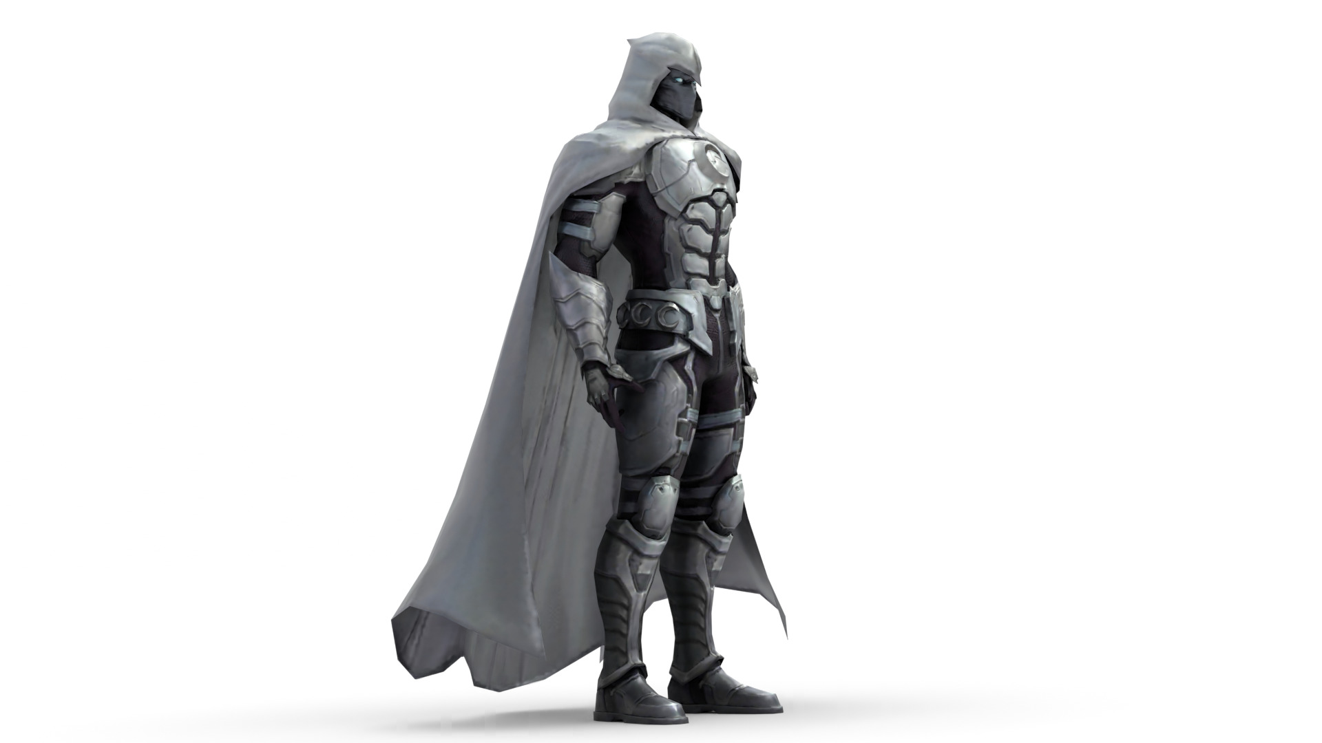 Moon Knight Vigilante 3D Model PBR Textured Game-Ready Low-poly 3D model_5