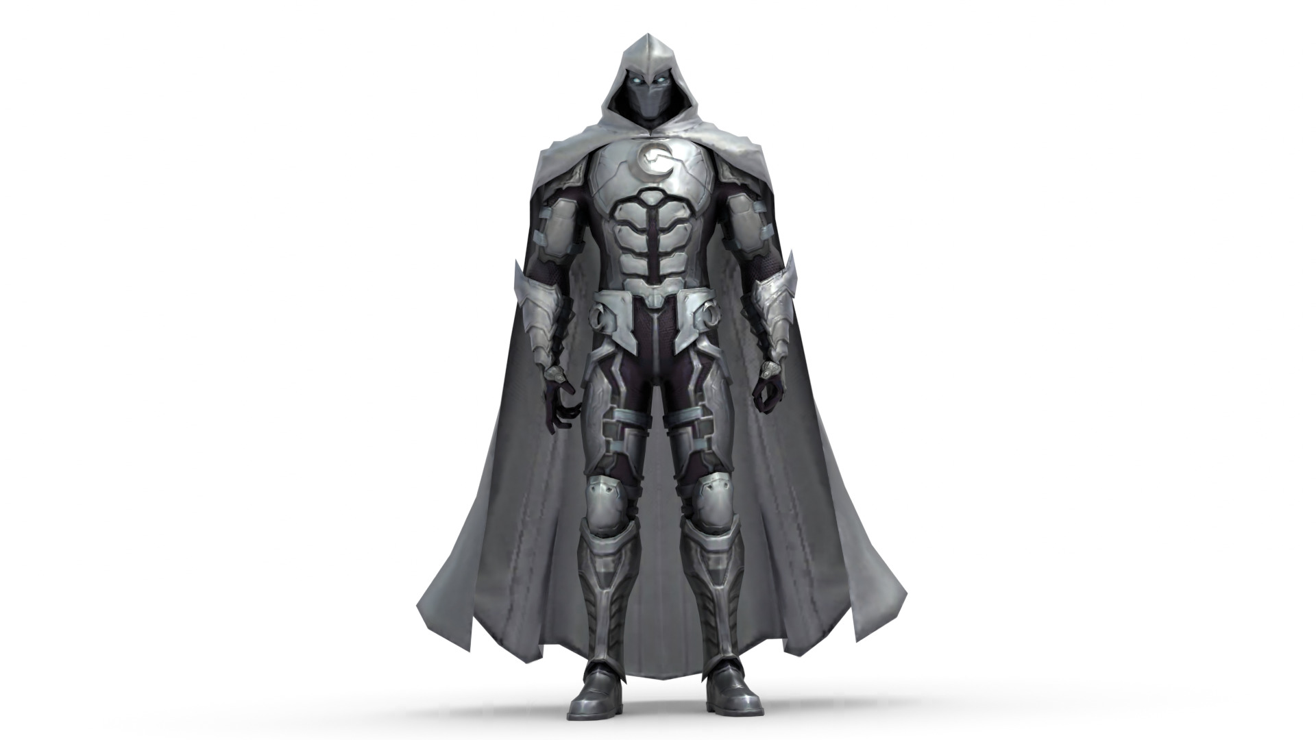 Moon Knight Vigilante 3D Model PBR Textured Game-Ready Low-poly 3D model_6