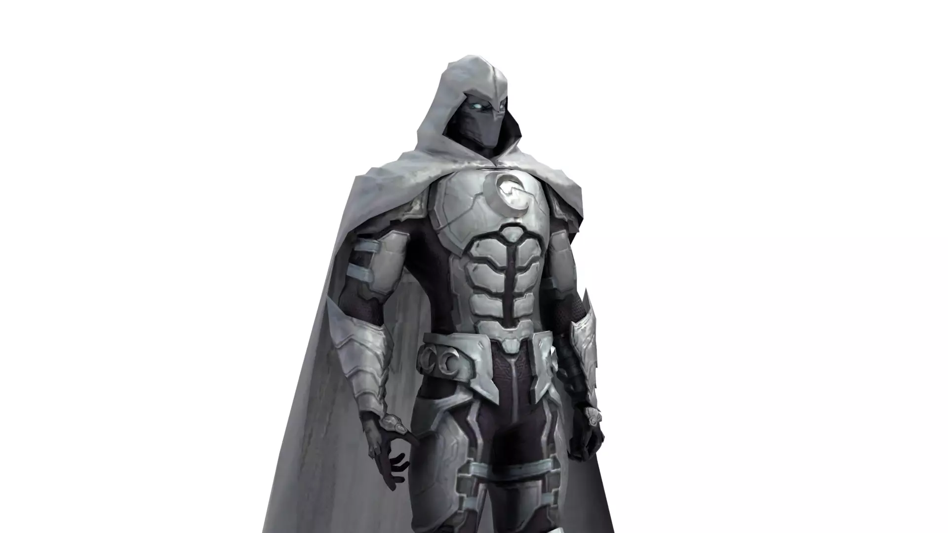 Moon Knight Vigilante 3D Model PBR Textured Game-Ready Low-poly 3D model_0