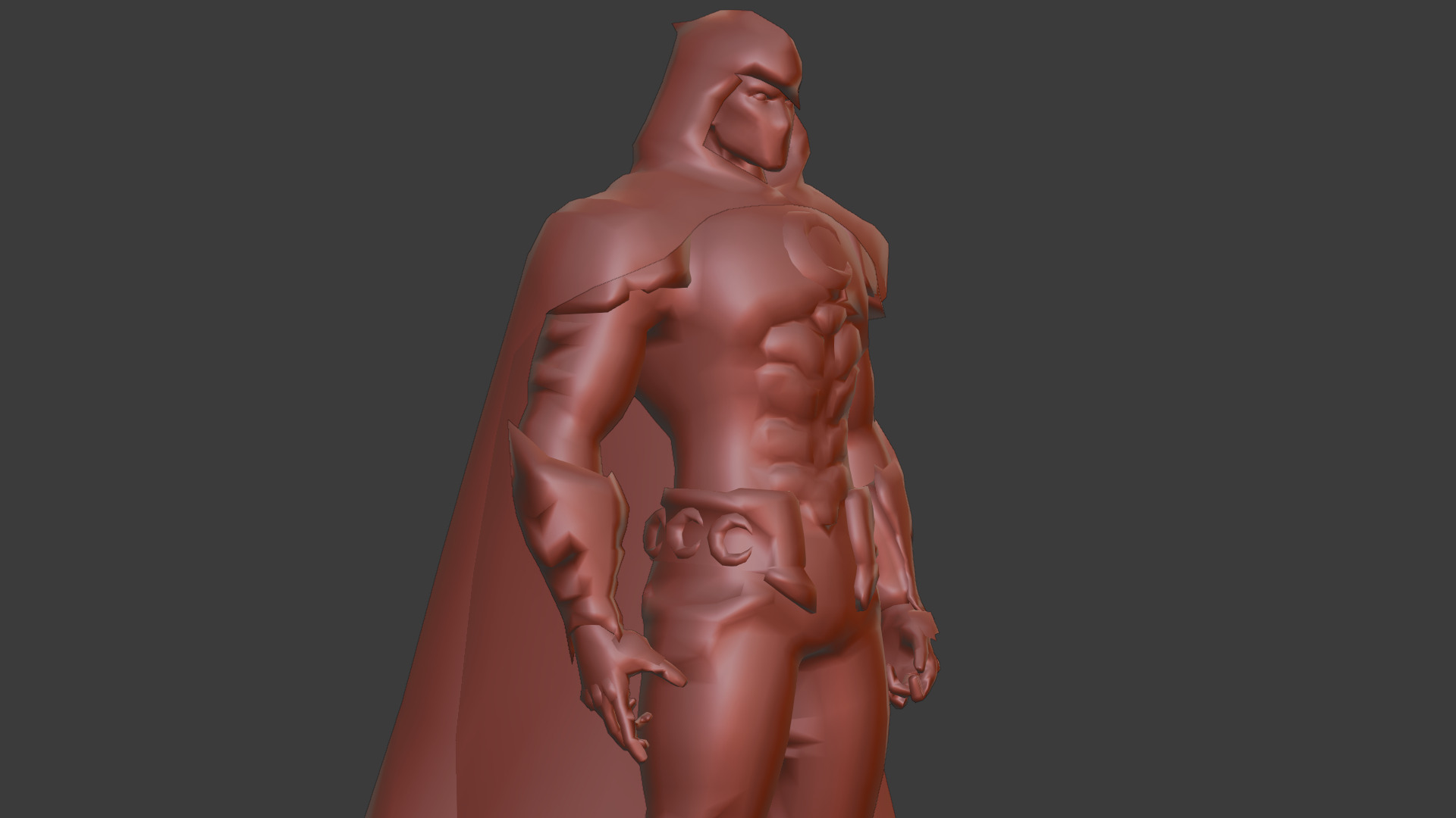 Moon Knight Vigilante 3D Model PBR Textured Game-Ready Low-poly 3D model_18