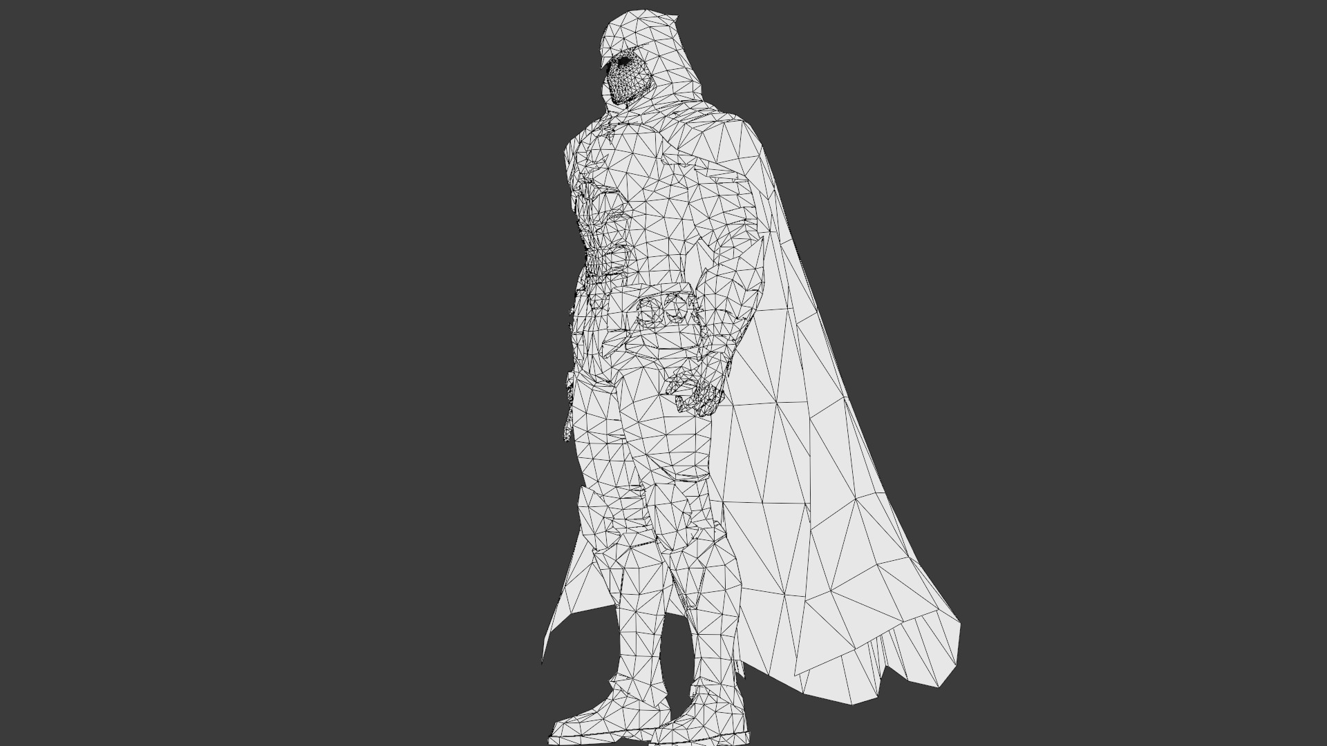 Moon Knight Vigilante 3D Model PBR Textured Game-Ready Low-poly 3D model_30