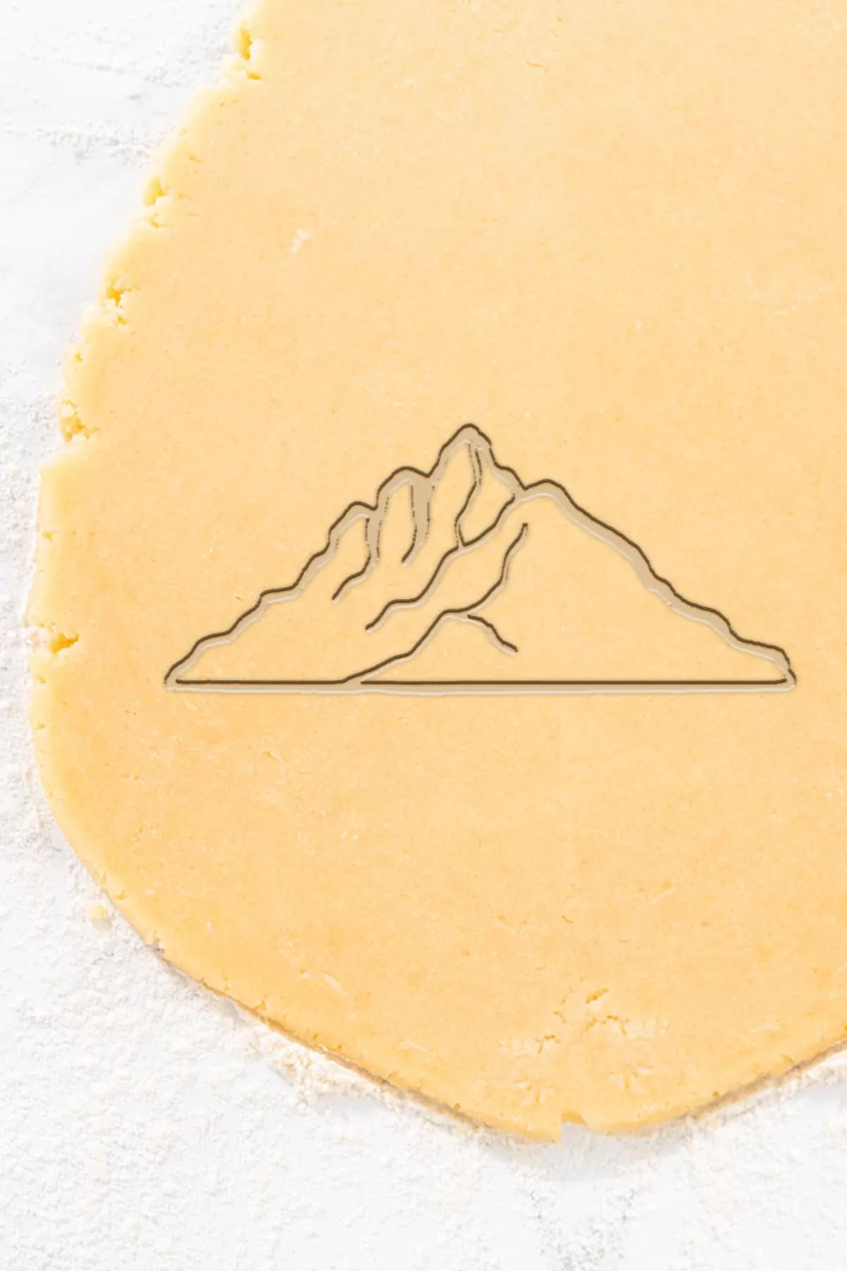 Mountain Cookie Cutter - Biscuit Cutter 3D print model