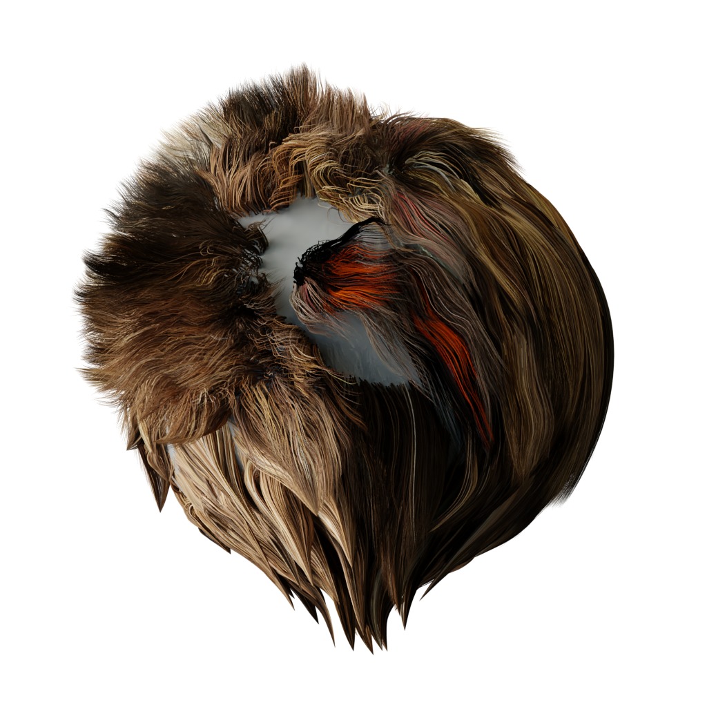 Emu Bird Low-poly 3D model_26