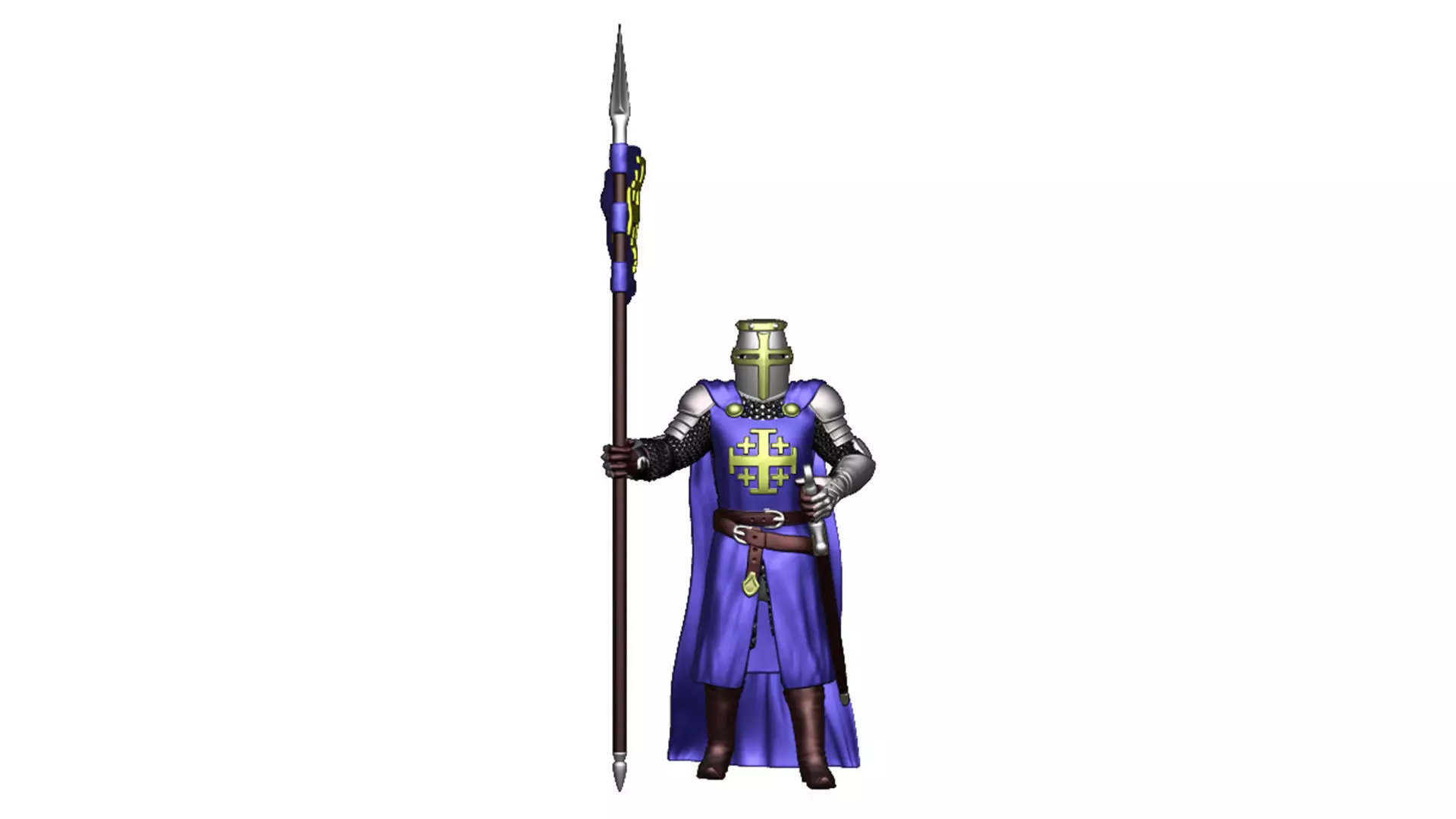 Order of the Holy Sepulcher of Jerusalem crusader Infantry 1 3D print model
