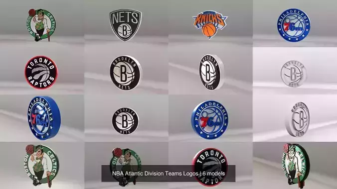 NBA Atlantic Division Teams Logos