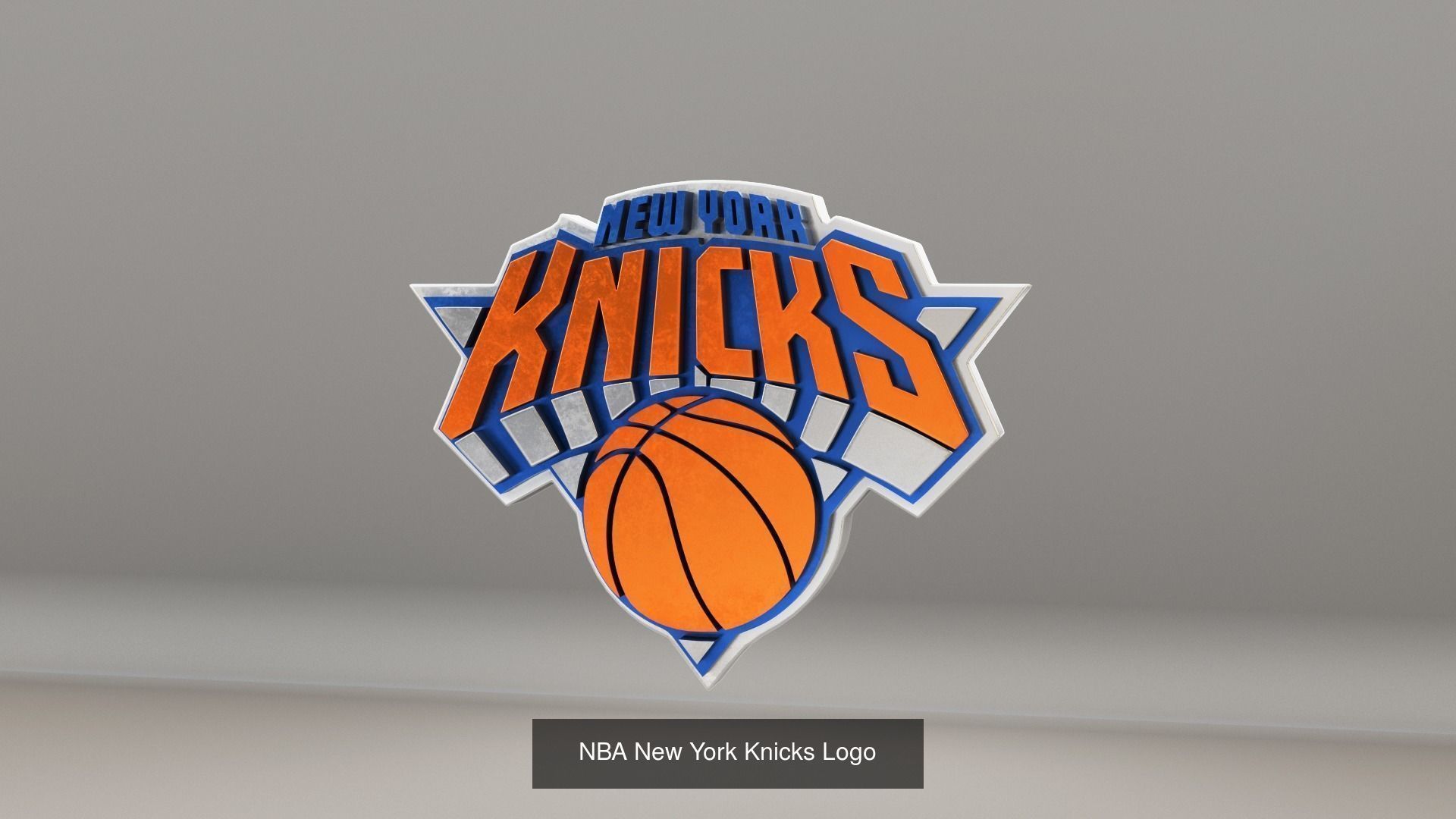 NBA Atlantic Division Teams Logos 3D Model Collection_10