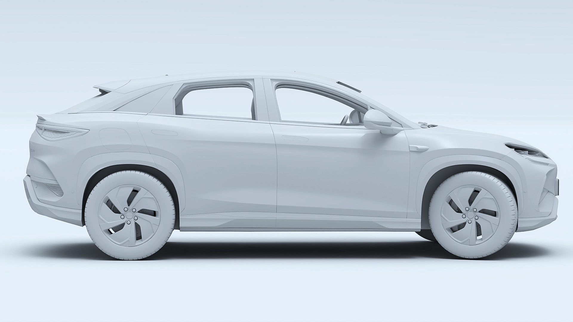 2025 BYD Sea lion 07 EV with interior 3D model_52