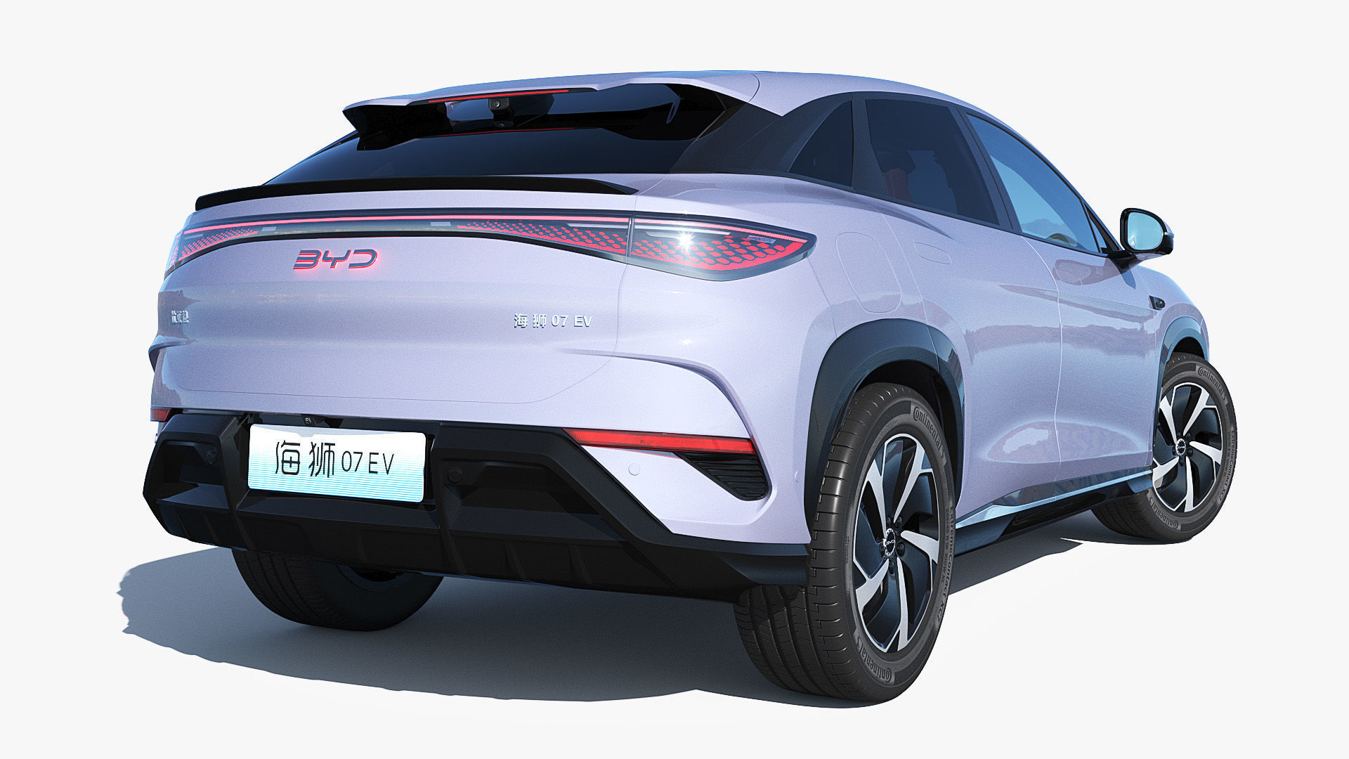 2025 BYD Sea lion 07 EV with interior 3D model_22