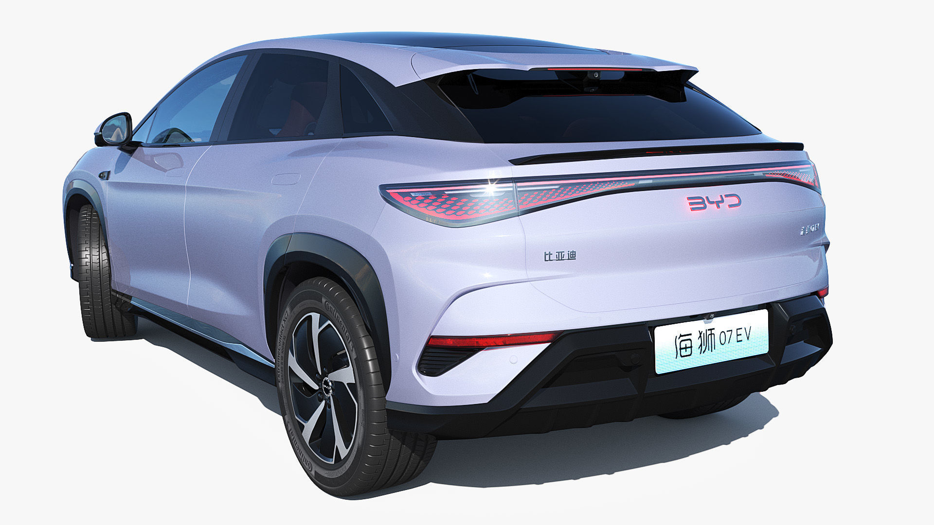 2025 BYD Sea lion 07 EV with interior 3D model_20