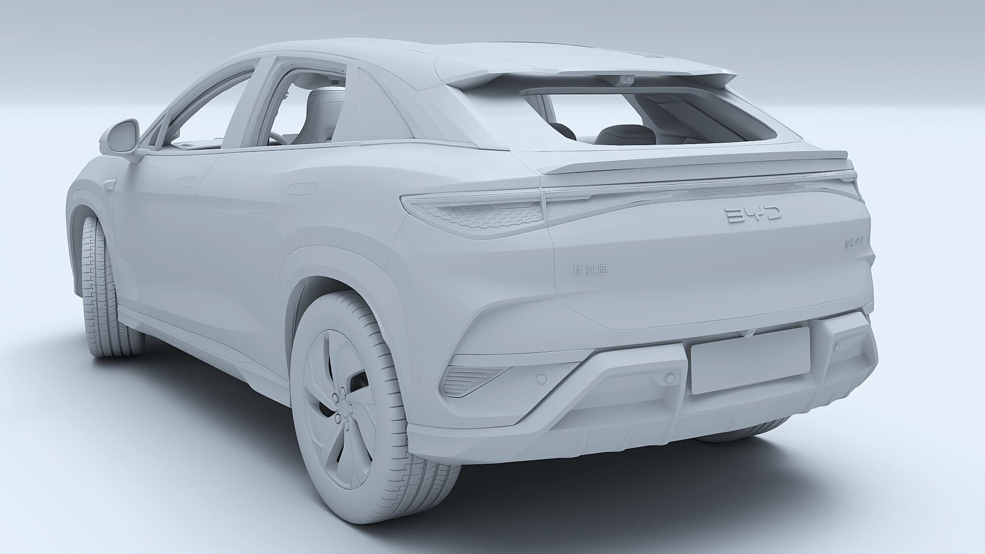 2025 BYD Sea lion 07 EV with interior 3D model_50