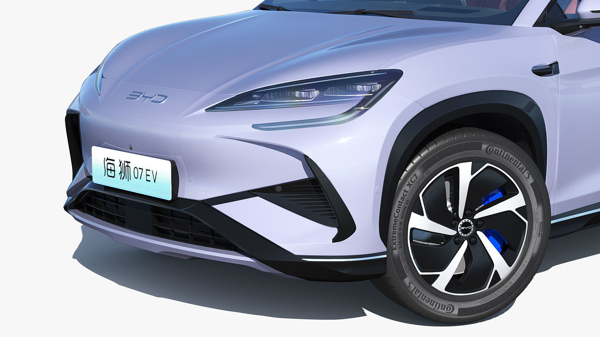 2025 BYD Sea lion 07 EV with interior 3D model_6